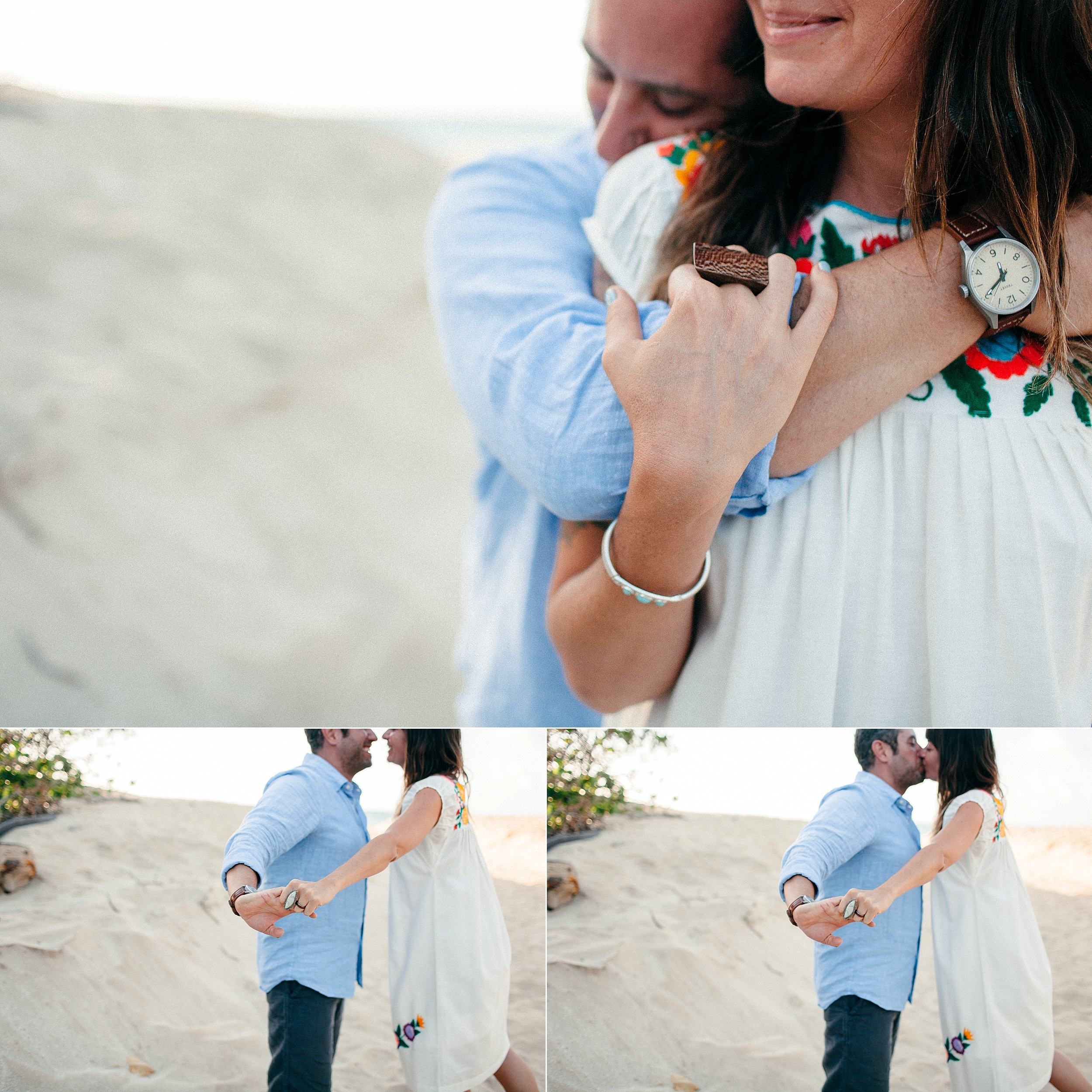  Anniversary Airbnb Beach Photo Session on the North Shore of Oahu 