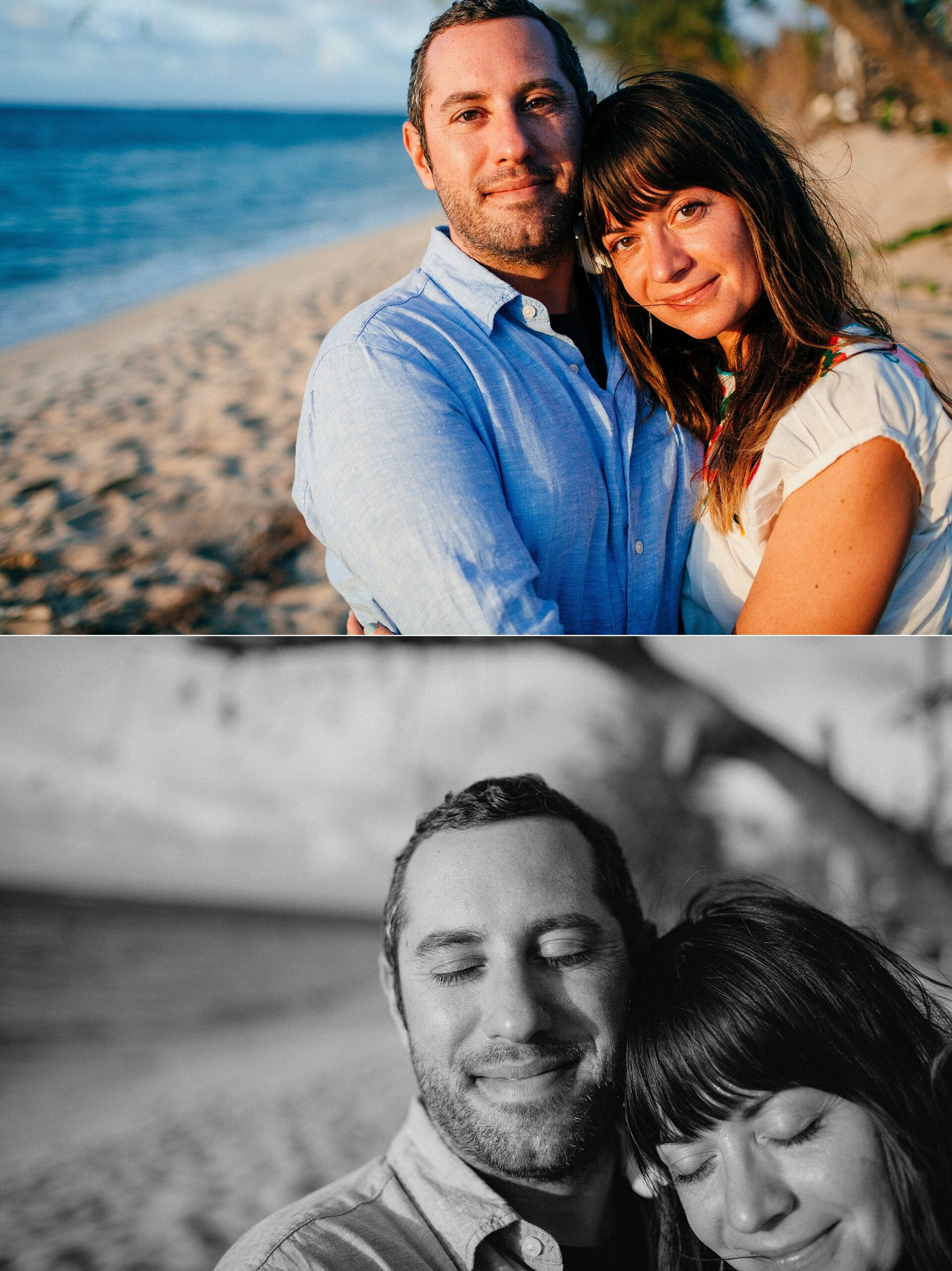  Anniversary Airbnb Beach Photo Session on the North Shore of Oahu 