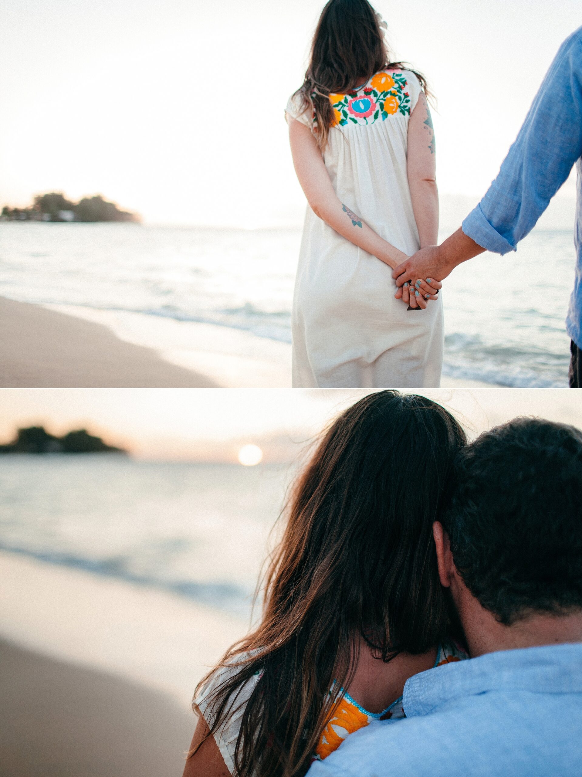  Anniversary Airbnb Beach Photo Session on the North Shore of Oahu 