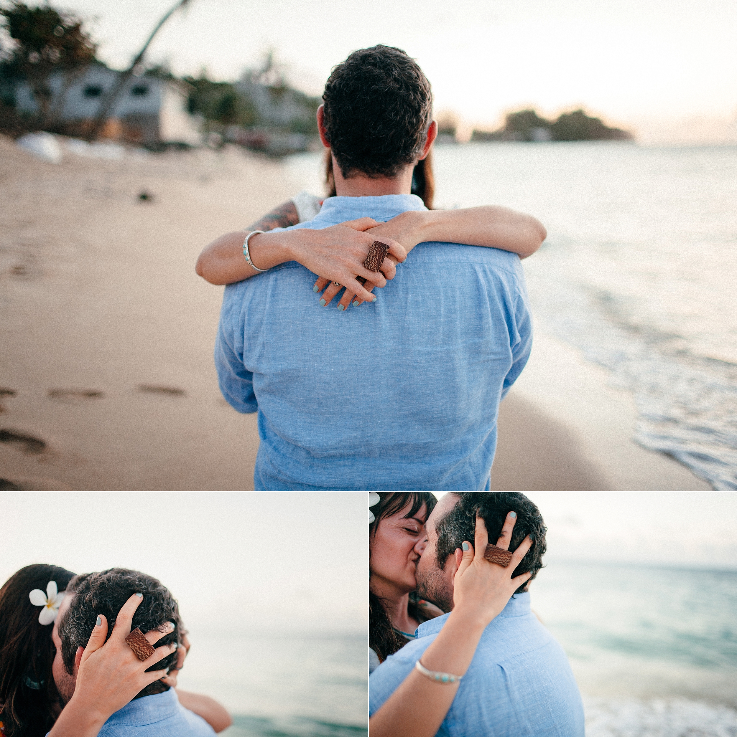  Anniversary Airbnb Beach Photo Session on the North Shore of Oahu 