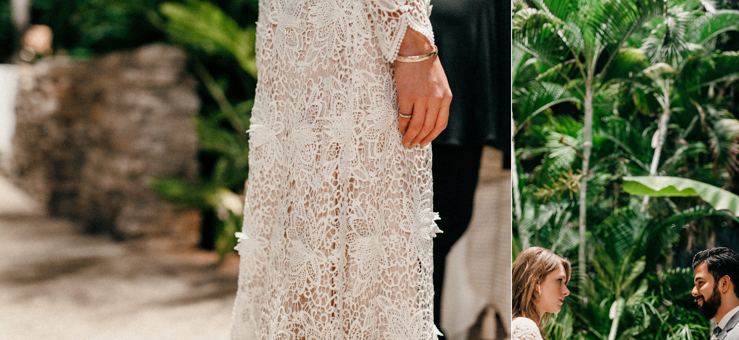 Small Intimate Floral Wedding with a Simple Delicate Gown in Des Moines, IA Botanical Garden