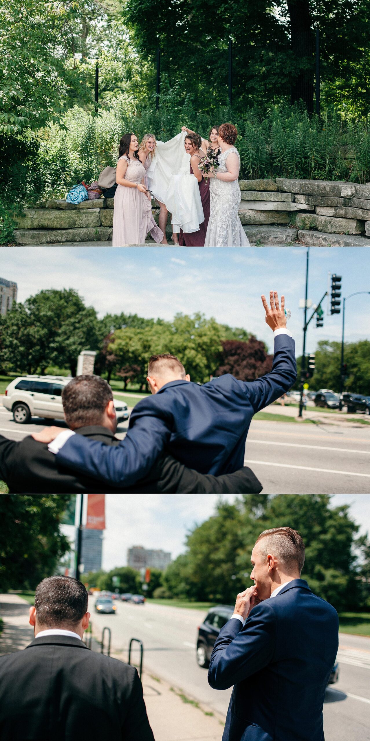  Small Downtown Chicago Floral Shop Wedding 