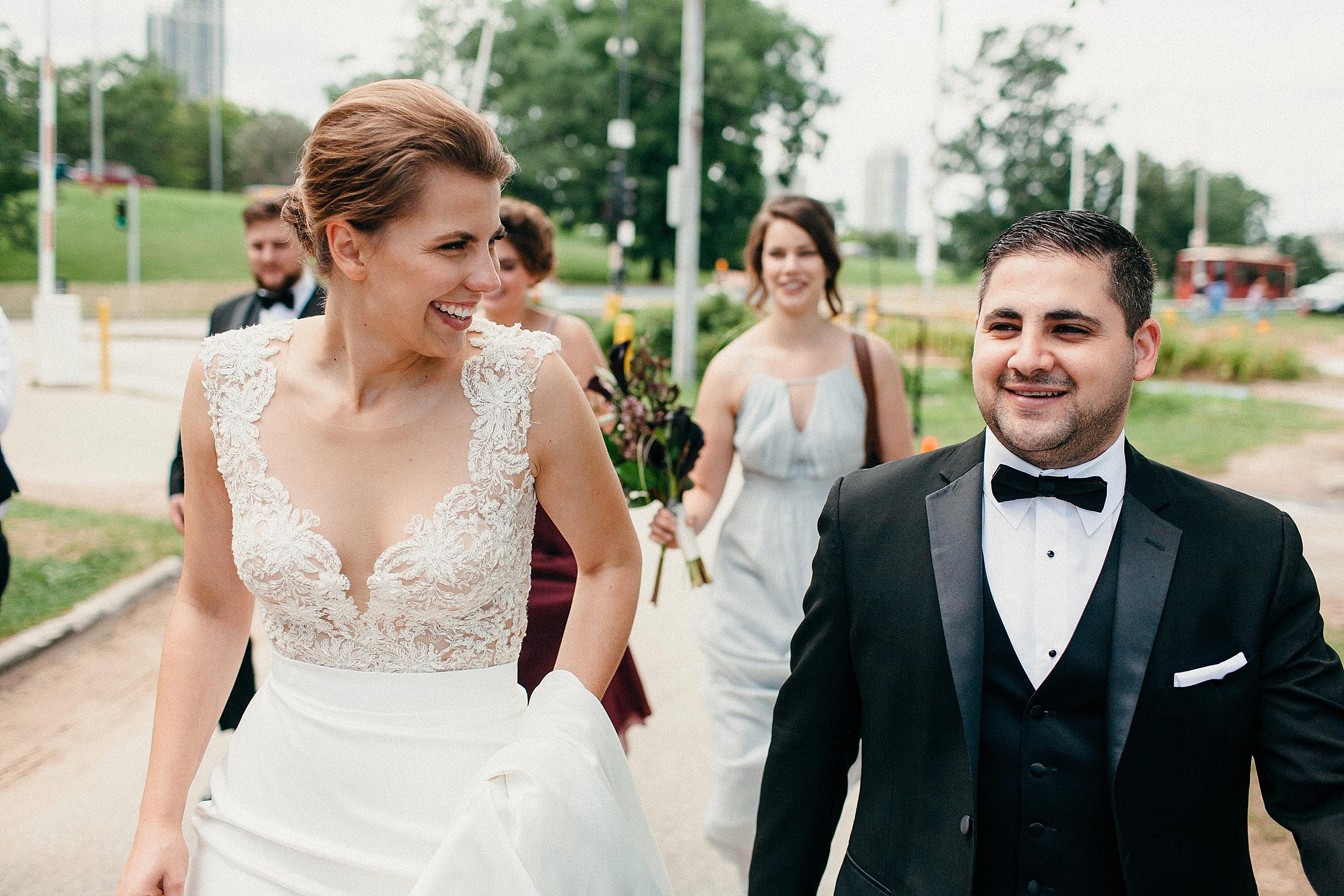  Small Downtown Chicago Floral Shop Wedding 