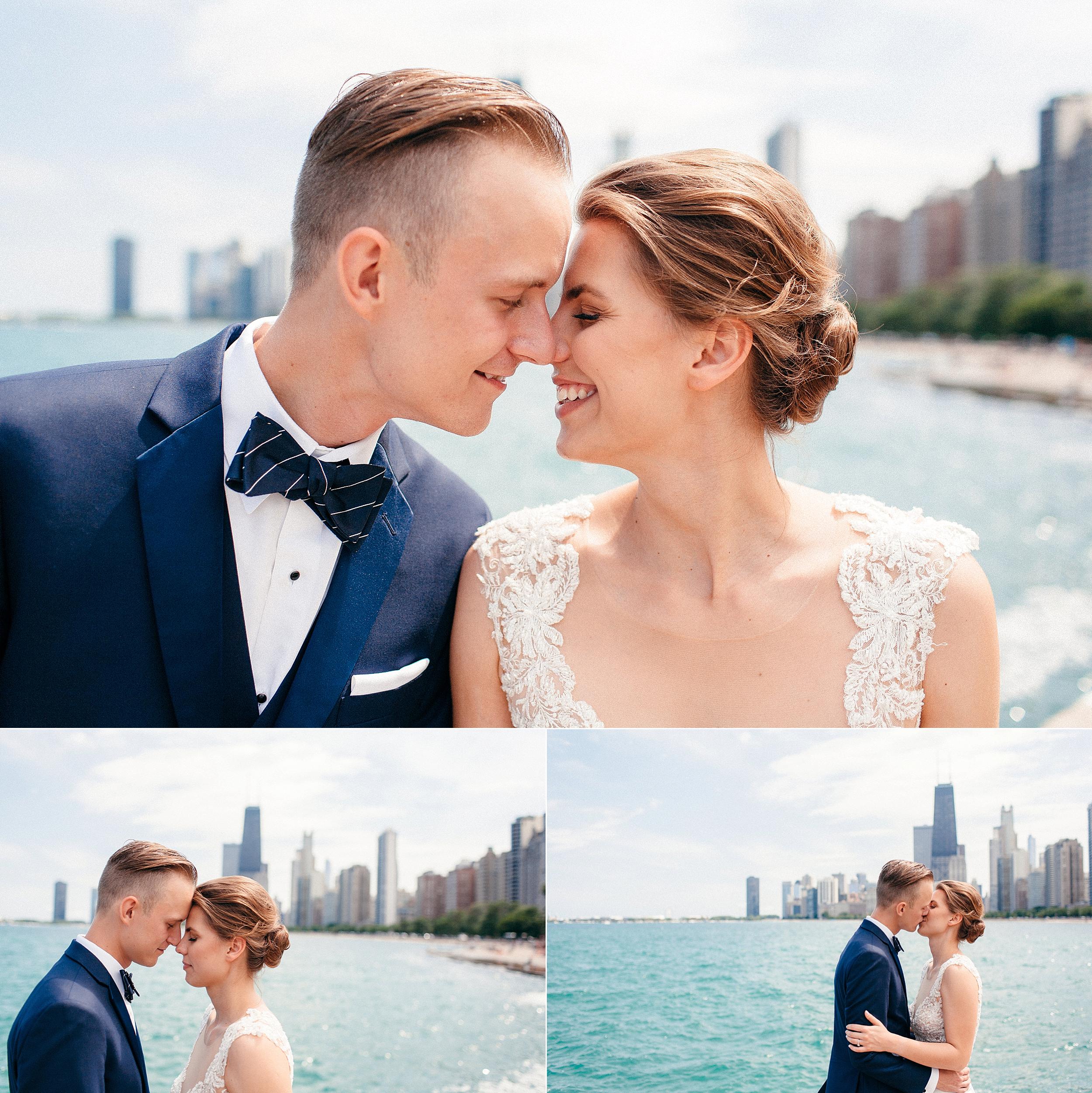  Small Downtown Chicago Floral Shop Wedding 