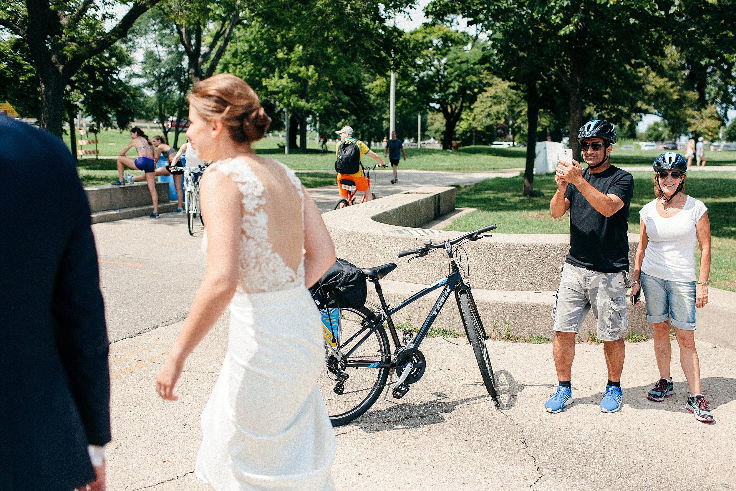  Small Downtown Chicago Floral Shop Wedding 