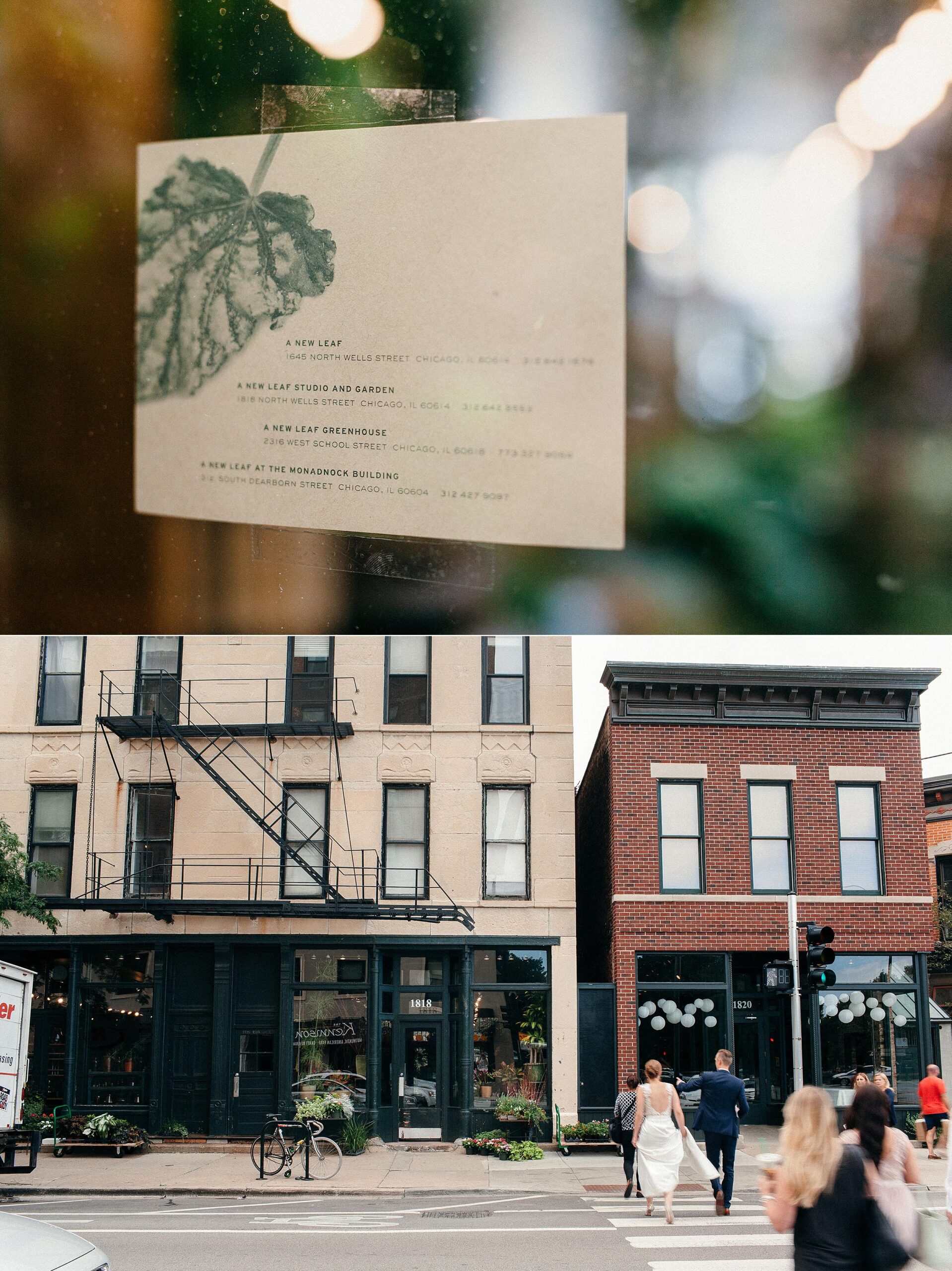  Small Downtown Chicago Floral Shop Wedding 