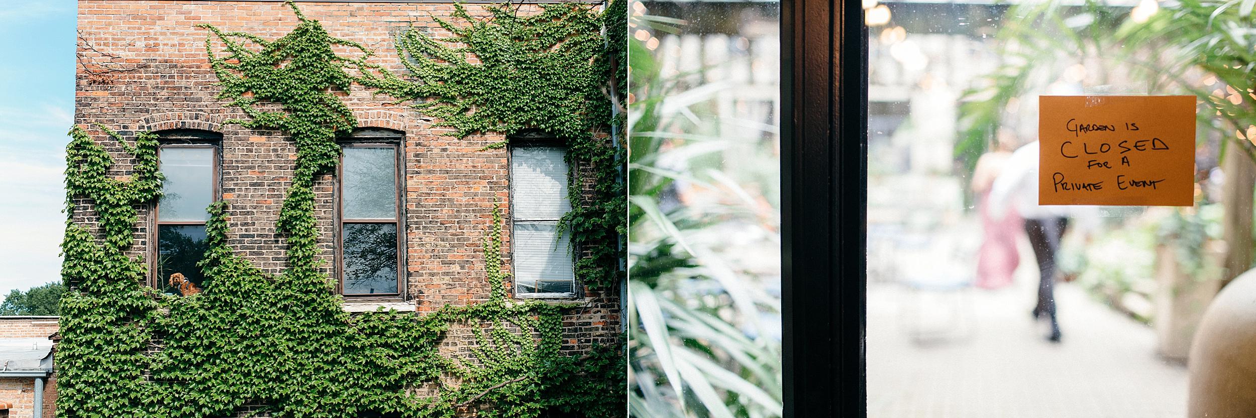  Small Downtown Chicago Floral Shop Wedding 