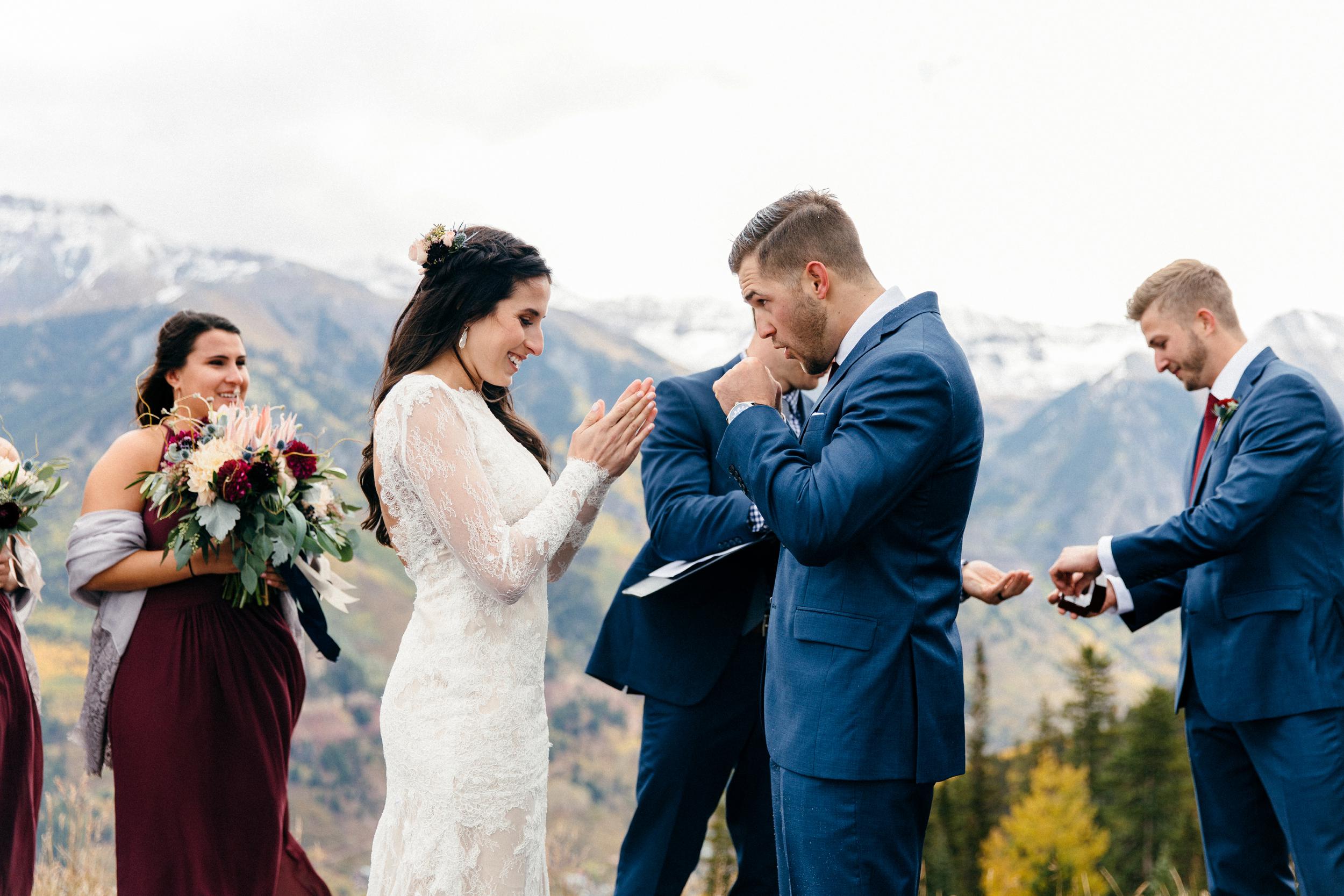  Documentary Wedding Photographer - Telluride, Colorado San Sophia Overlook Wedding 