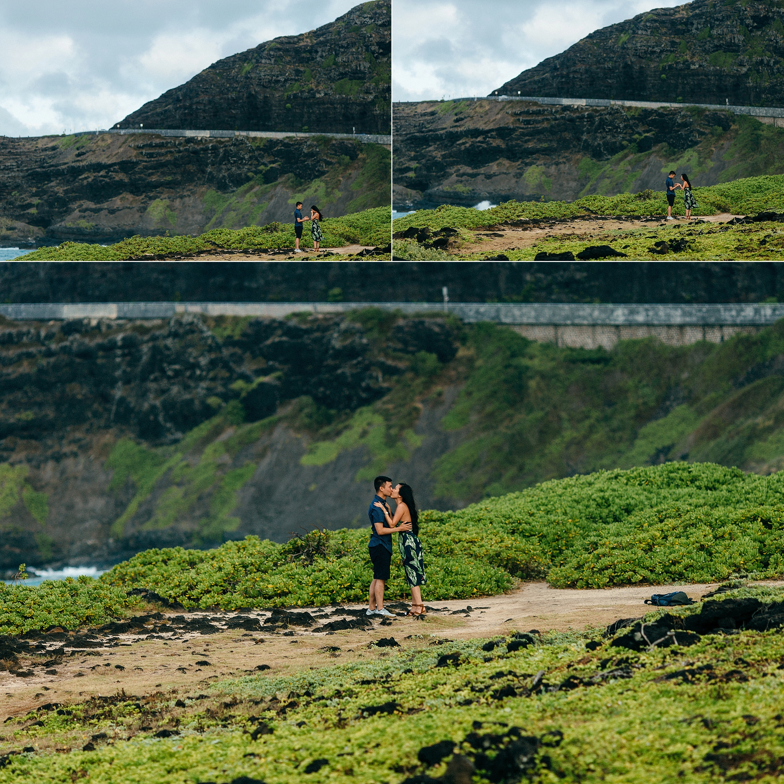  Hawaii Kai Proposal At Makapuu Lighthouse - Honolulu, Oahu Wedding Photographers 