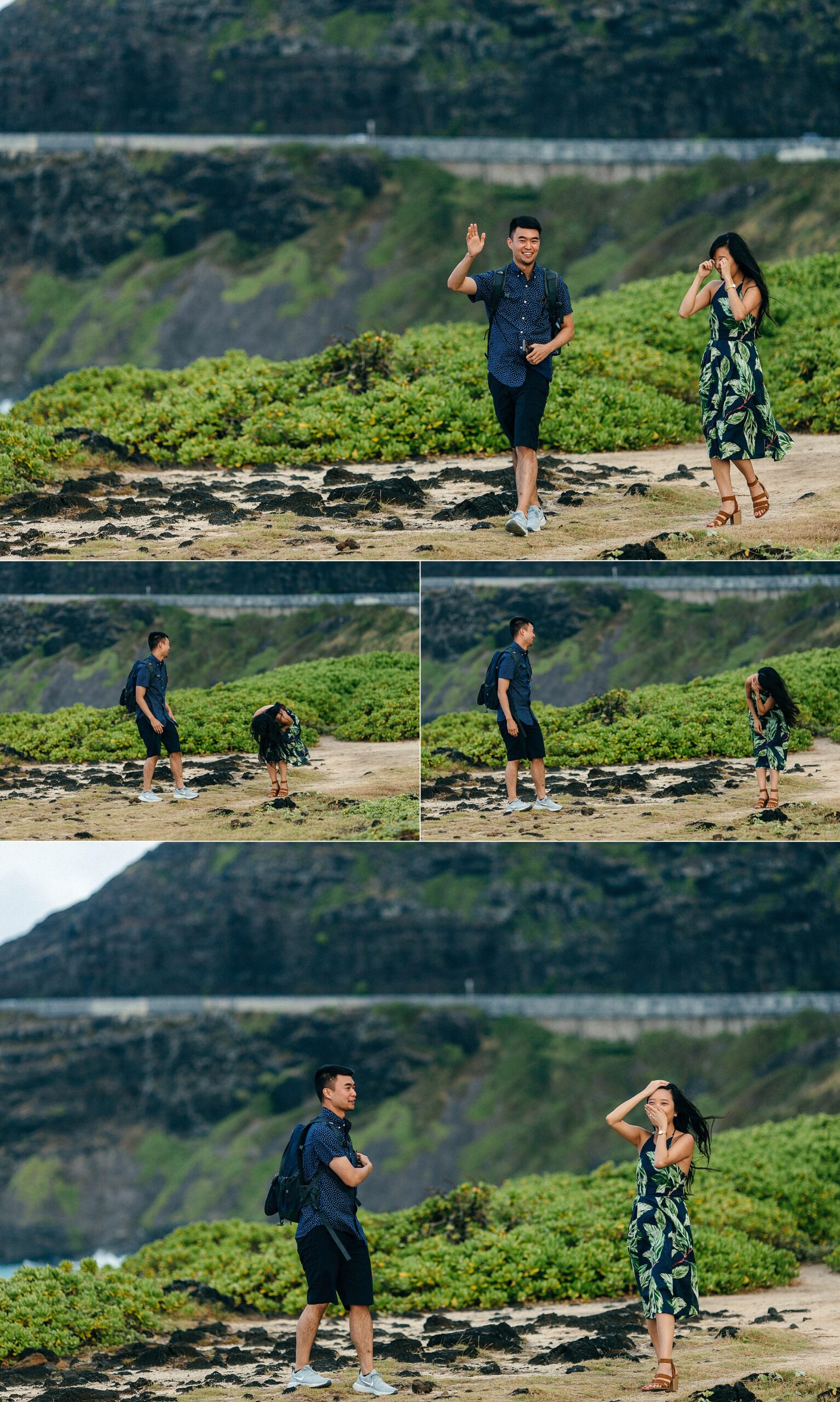  Hawaii Kai Proposal At Makapuu Lighthouse - Honolulu, Oahu Wedding Photographers 