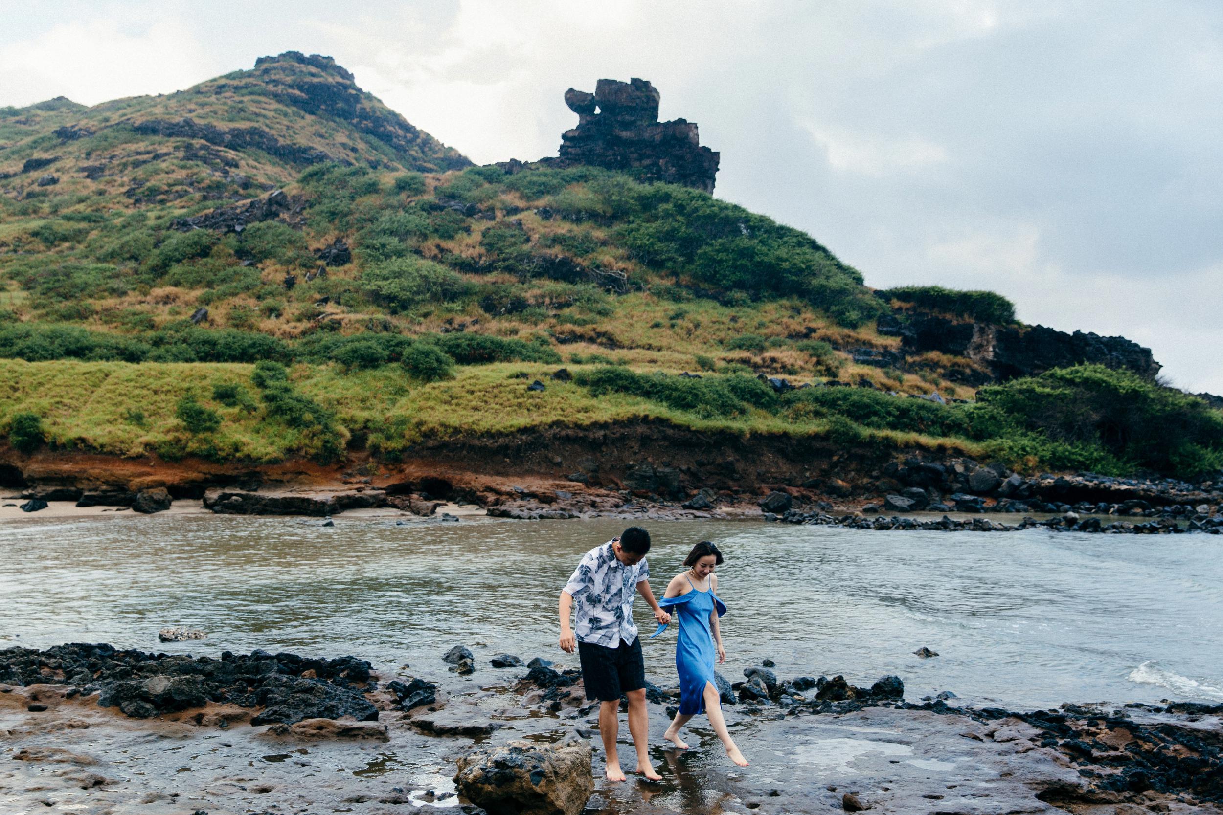  Proposal at Makapuu - Honolulu Hawaii Destination Wedding Photographer 