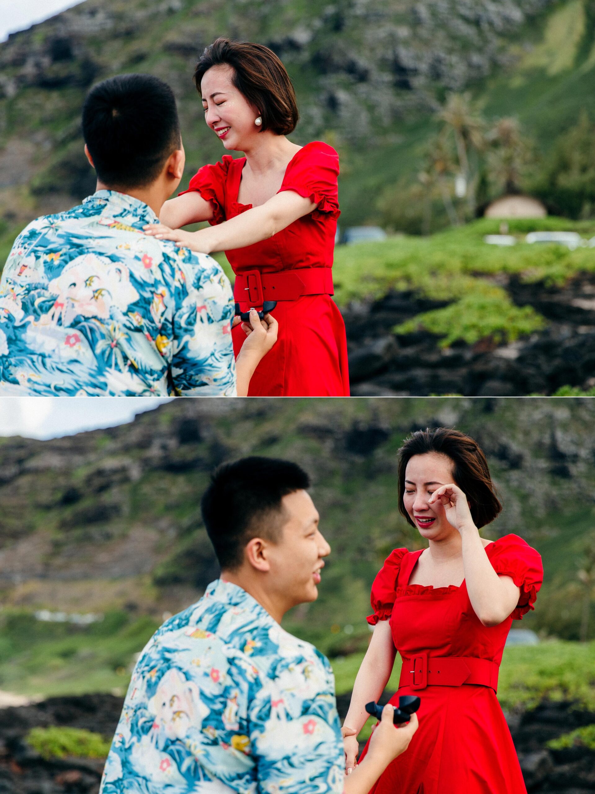  Proposal at Makapuu - Honolulu Hawaii Destination Wedding Photographer 