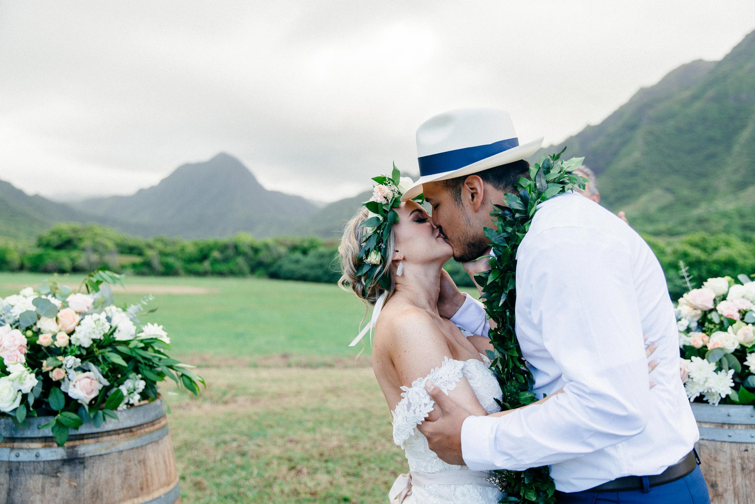  Kualoa Ranch, Jurassic Park Valley Elopement - Hawaii Wedding Photography 