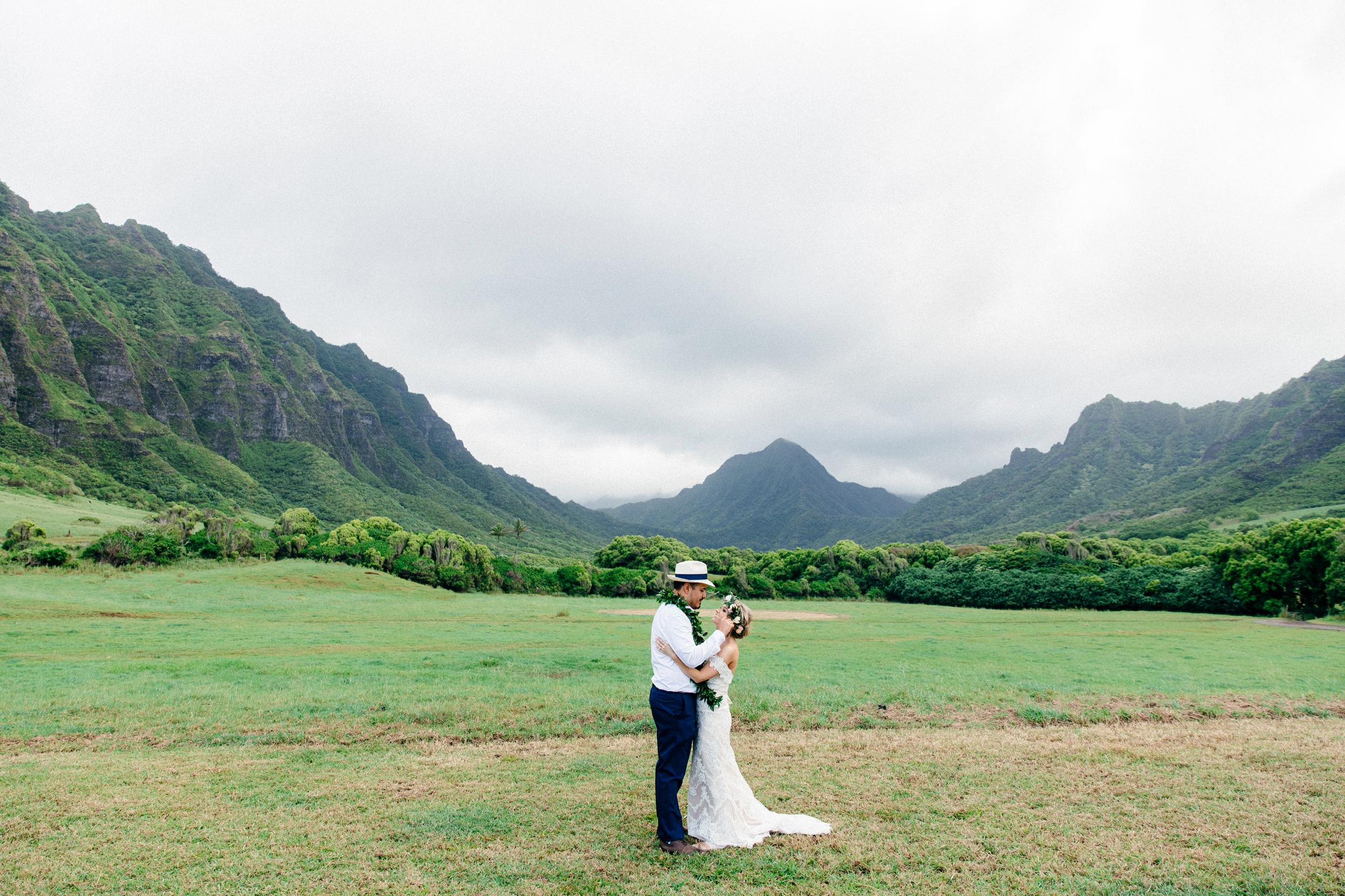  Kualoa Ranch, Jurassic Park Valley Elopement - Hawaii Wedding Photography 