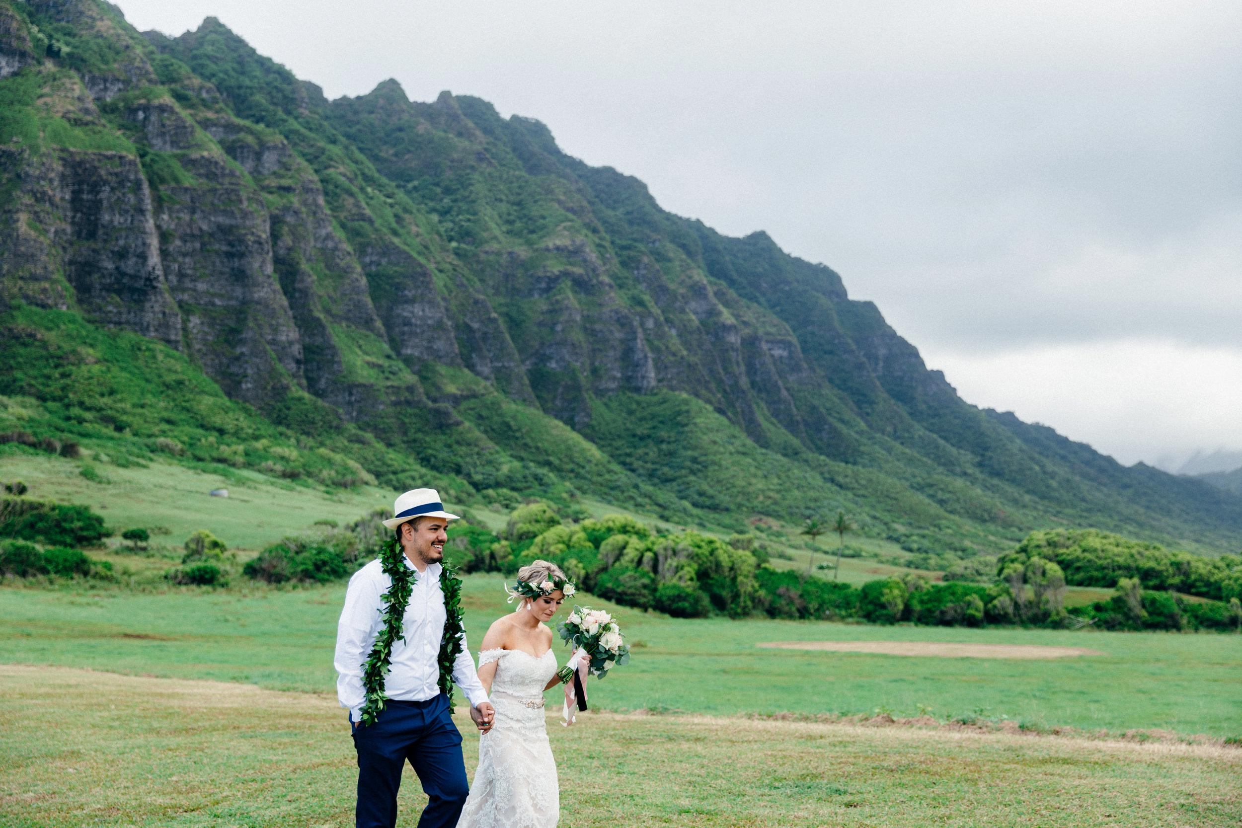  Kualoa Ranch, Jurassic Park Valley Elopement - Hawaii Wedding Photography 