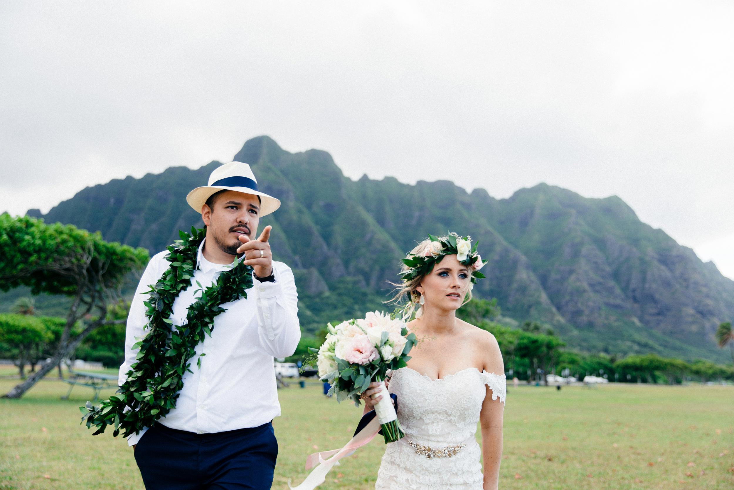  Kualoa Ranch, Jurassic Park Valley Elopement - Hawaii Wedding Photography 