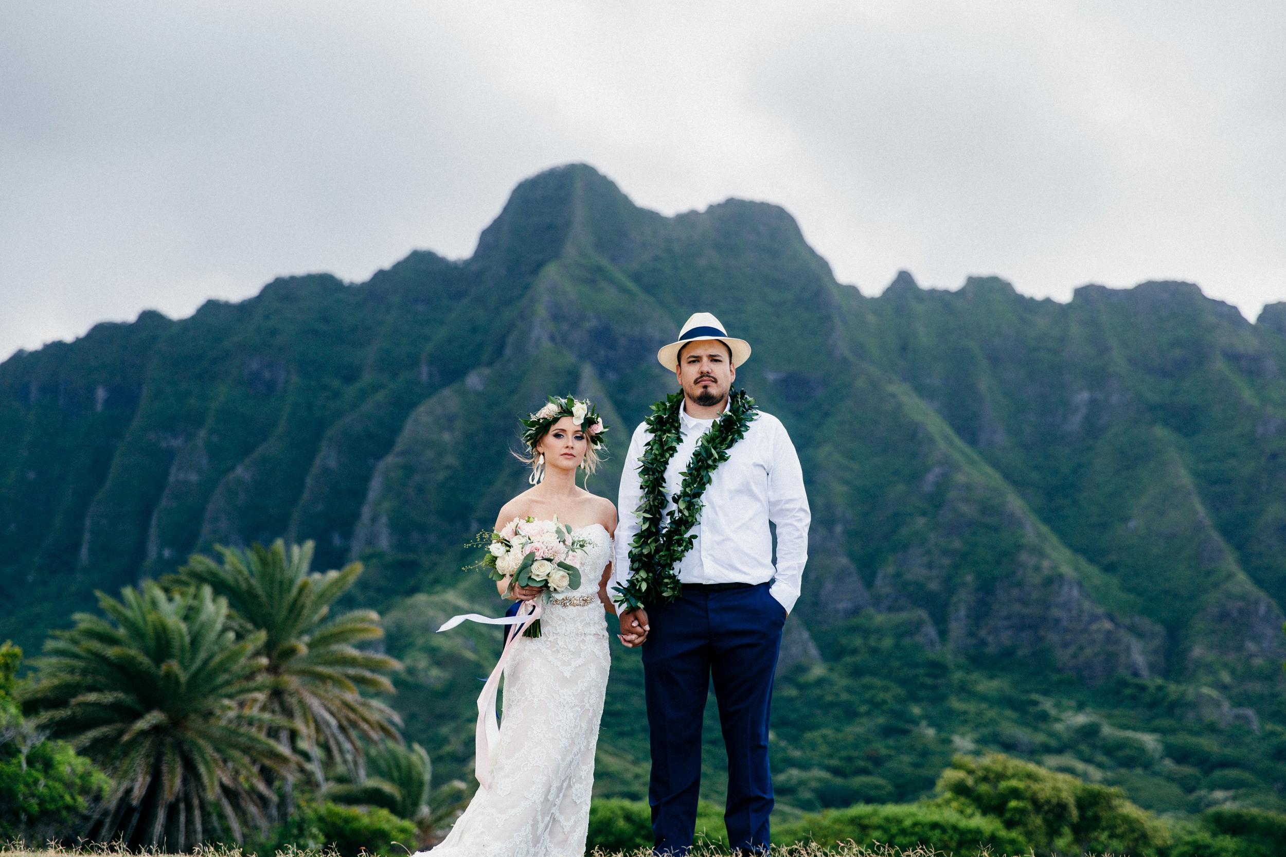  Kualoa Ranch, Jurassic Park Valley Elopement - Hawaii Wedding Photography 