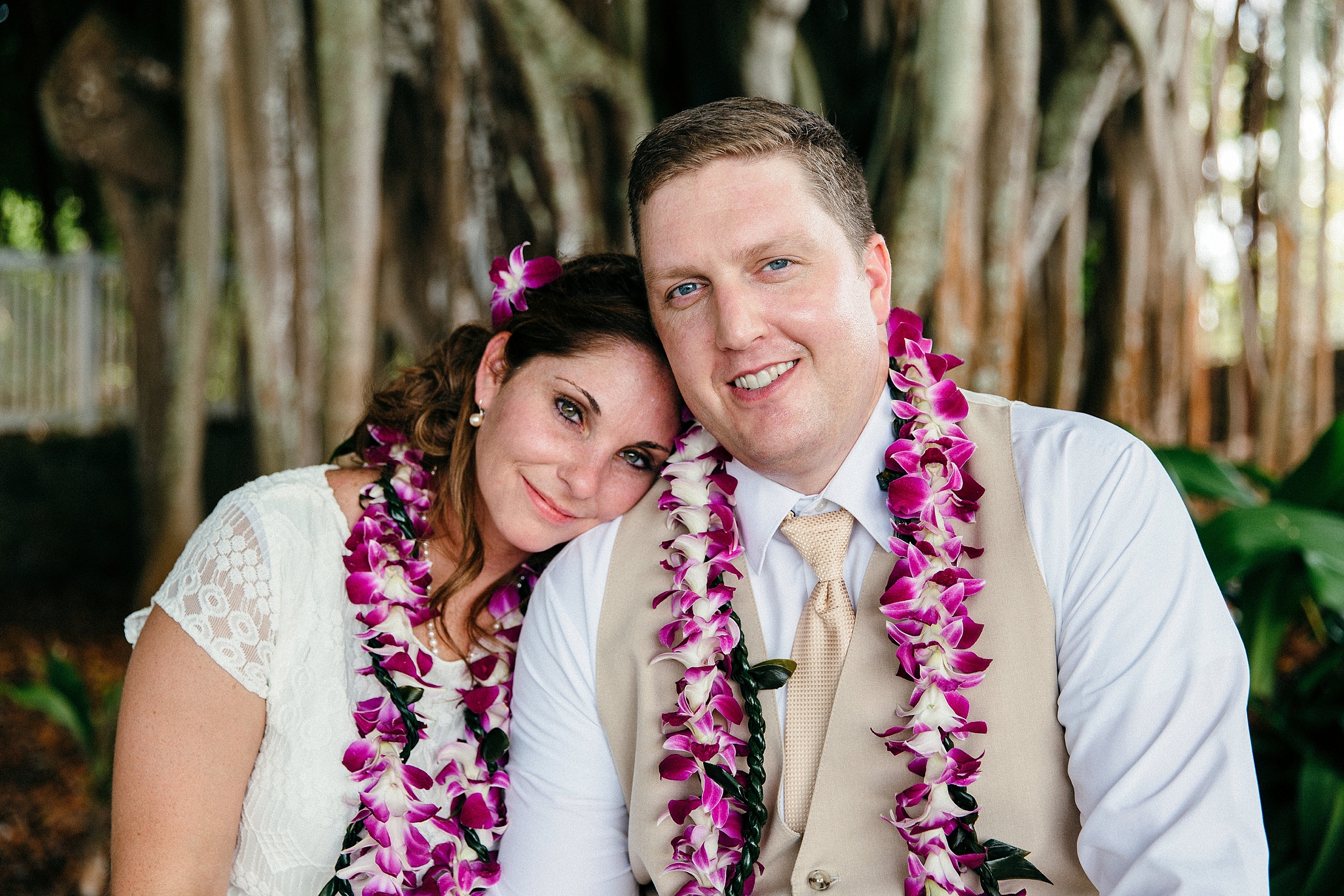  Elopement on North Shore, Oahu in La'ie - Hawaii Wedding Photographers 