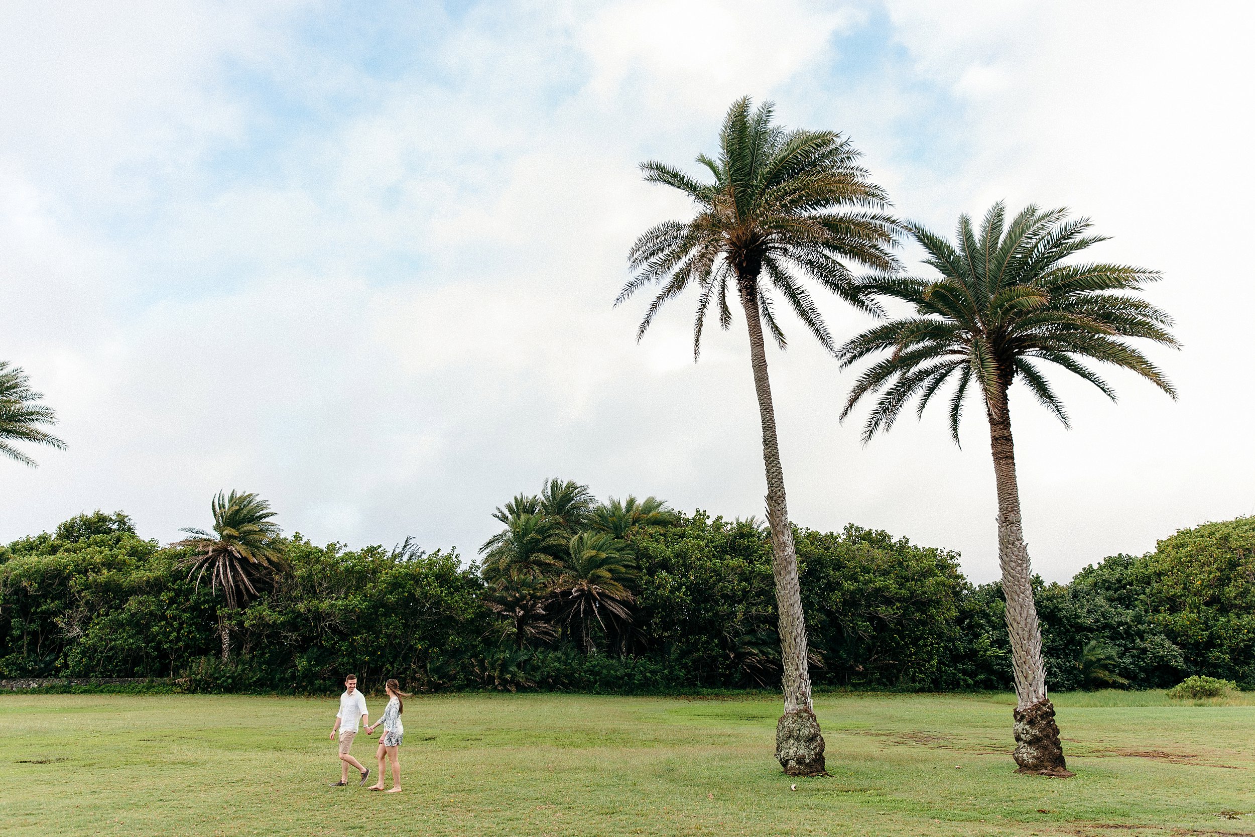 Tropical Engagement Photos on Oahu