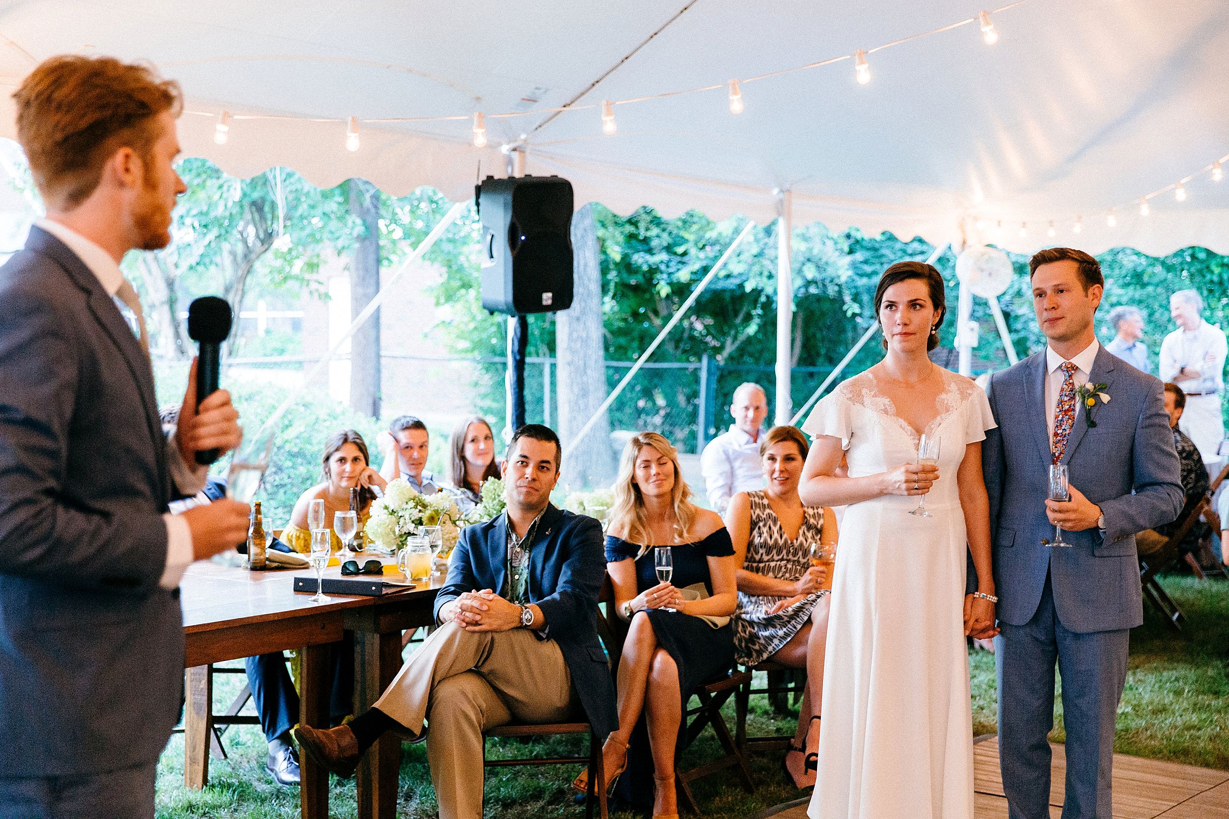 Authentic Photographs at a Backyard Wedding