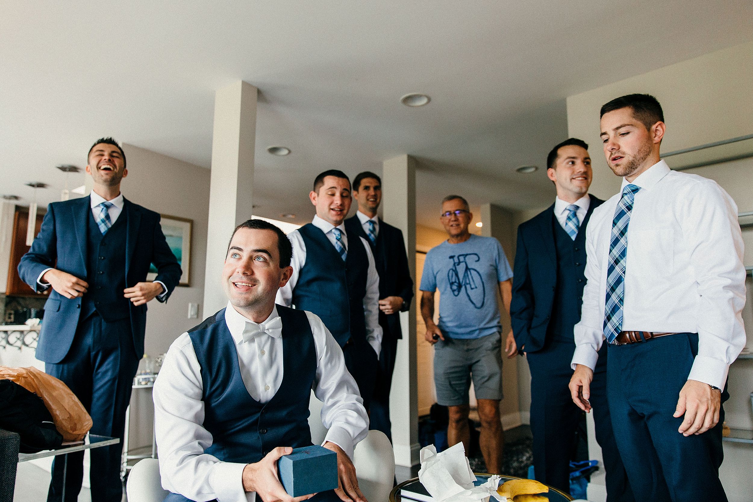 Groomsmen at a Wedding