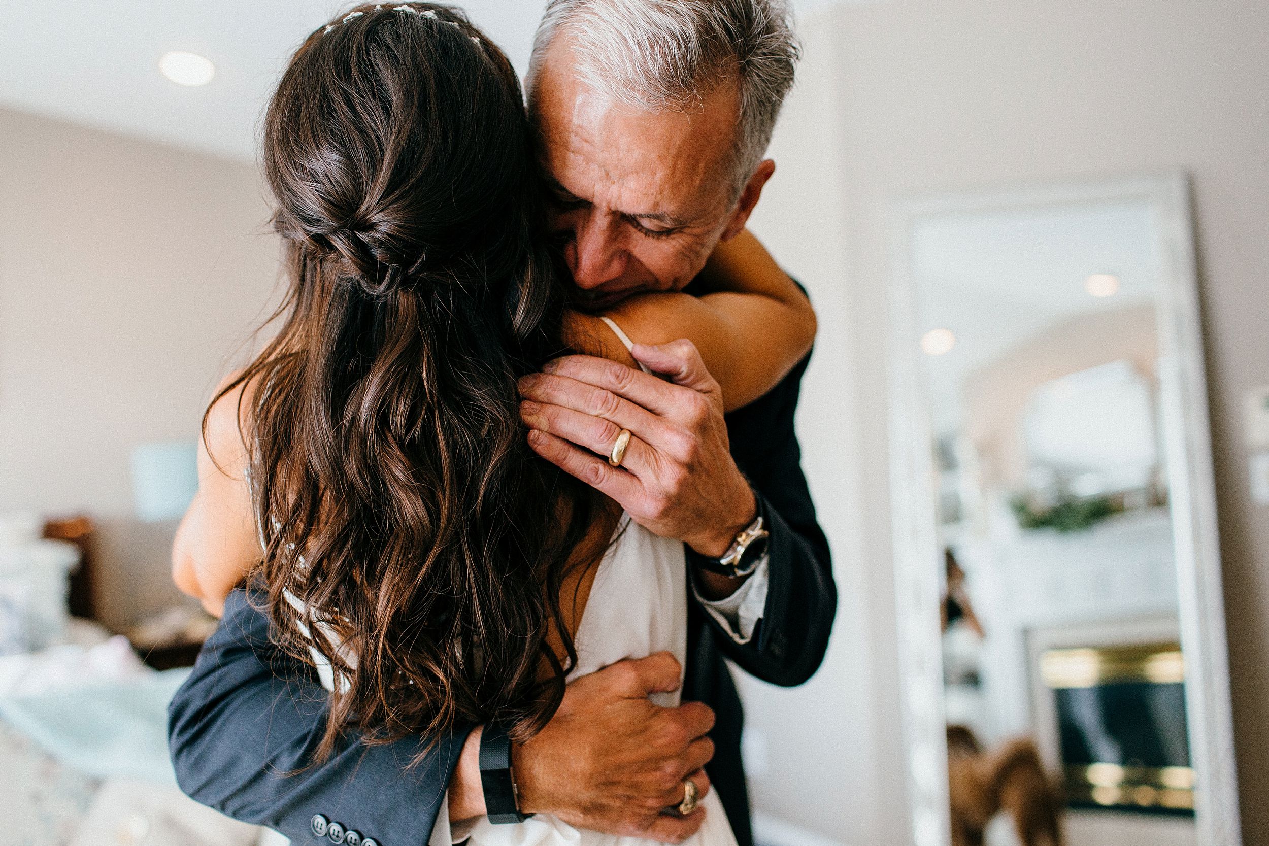 Father Daughter Moments from an Intimate Wedding