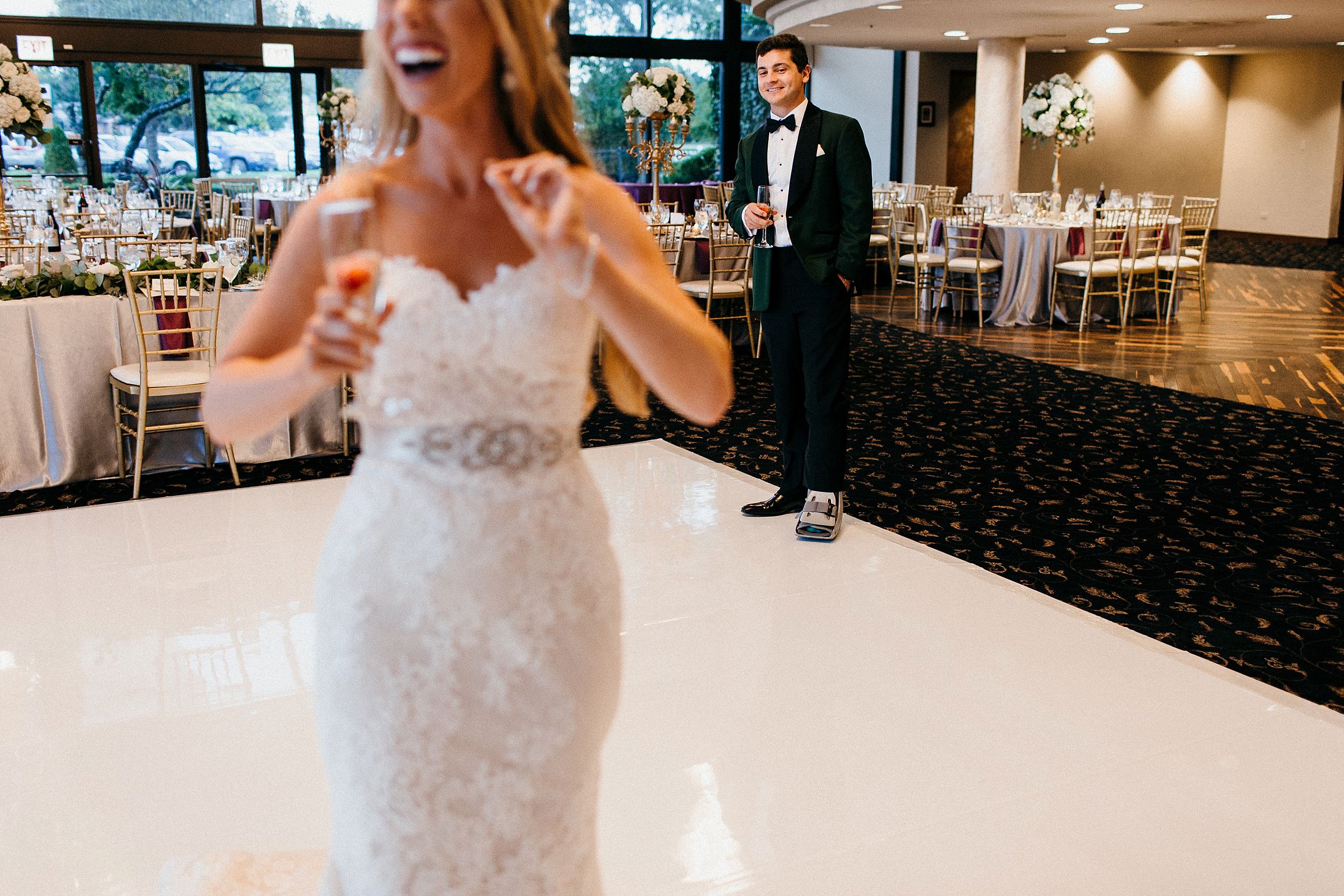 Bride and Groom's Happiness at their Reception