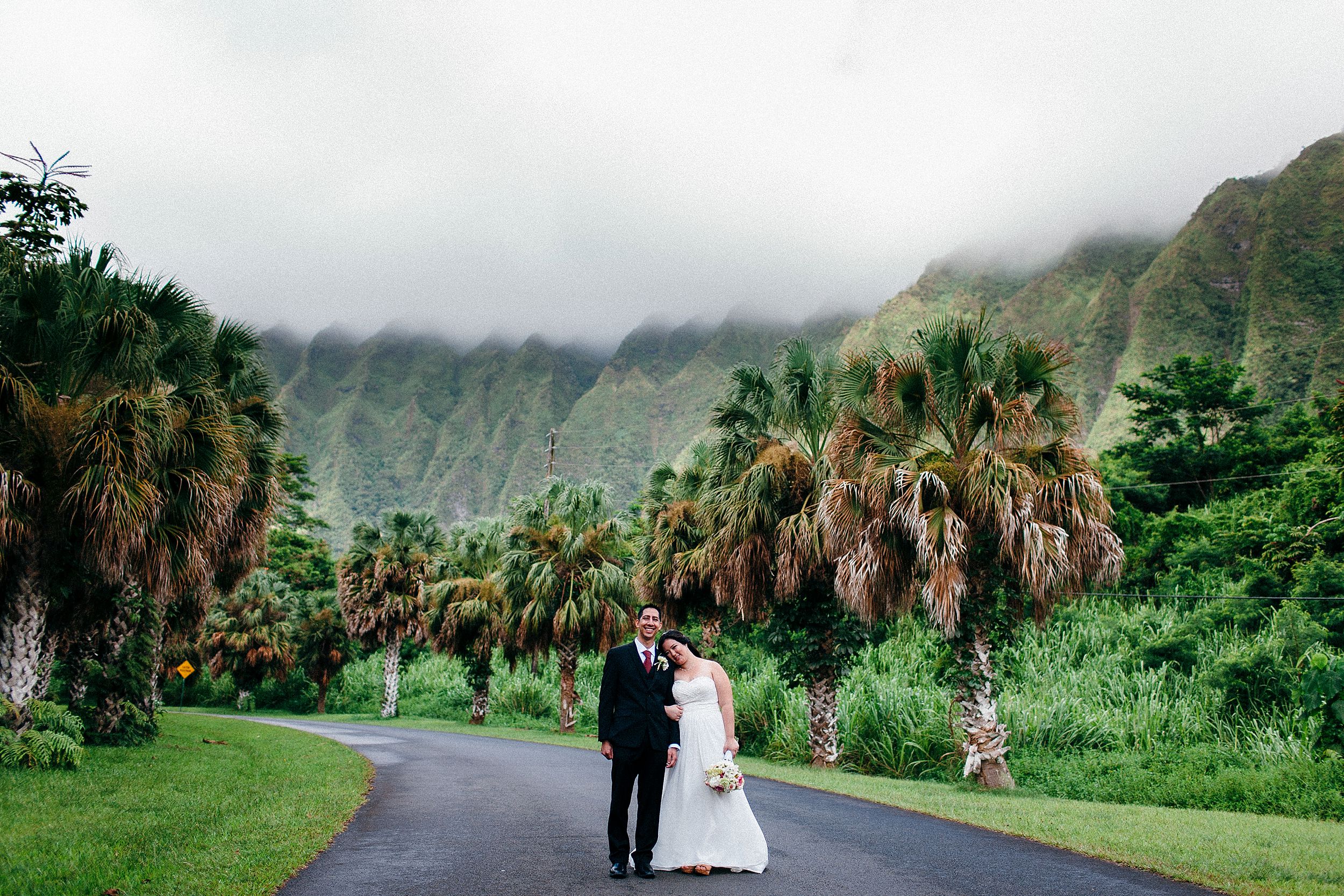  Ho'omaluhia Mountain Wedding - A Small Hawaii Elopement 