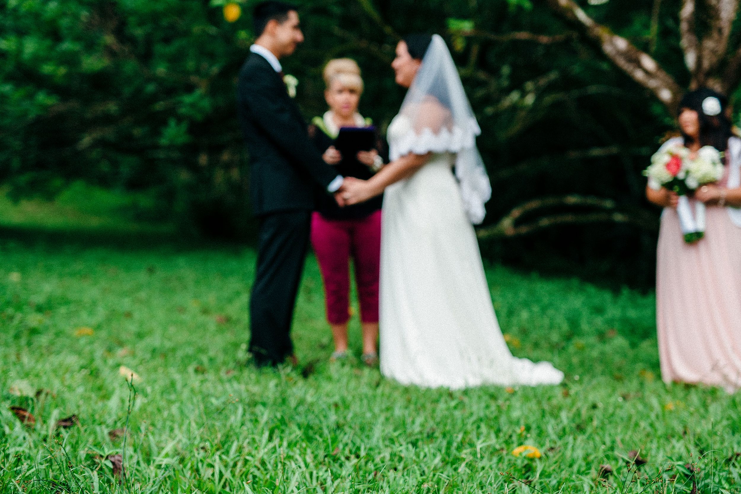  Ho'omaluhia Mountain Wedding - A Small Hawaii Elopement 