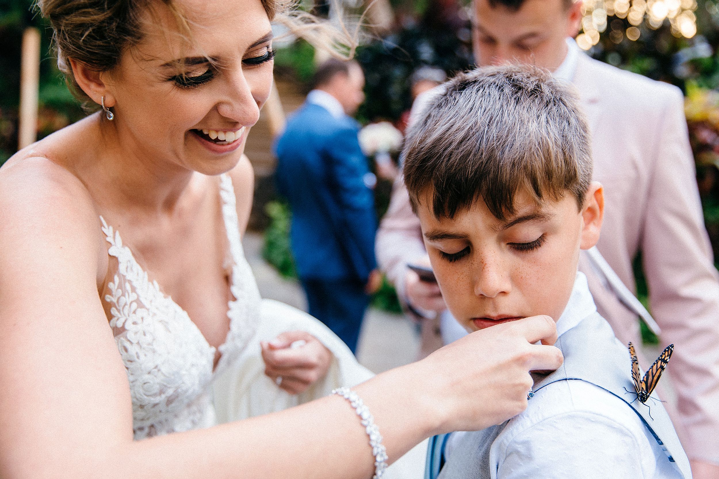 Waikiki Hawaii wedding butterfly release