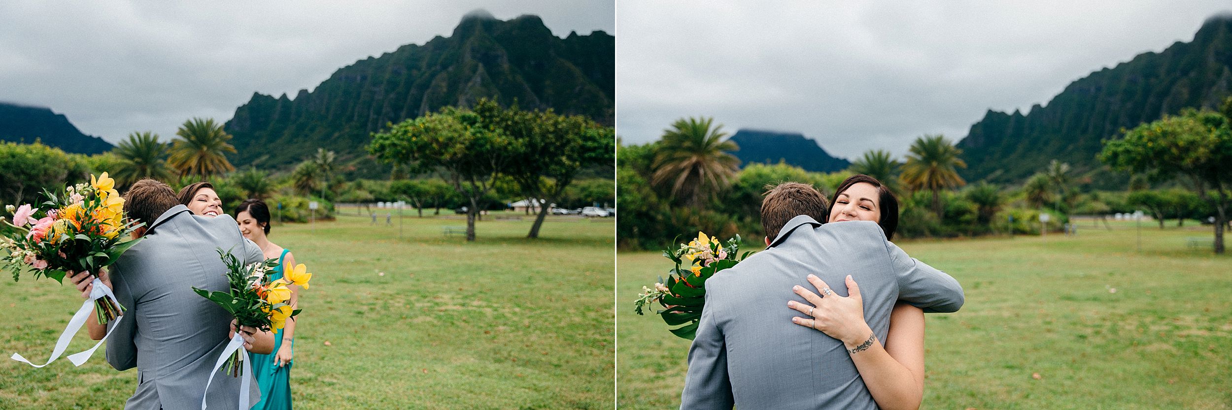  Dani & Mat Elope to Kualoa Ranch's Molii Gardens on Oahu's North Shore 