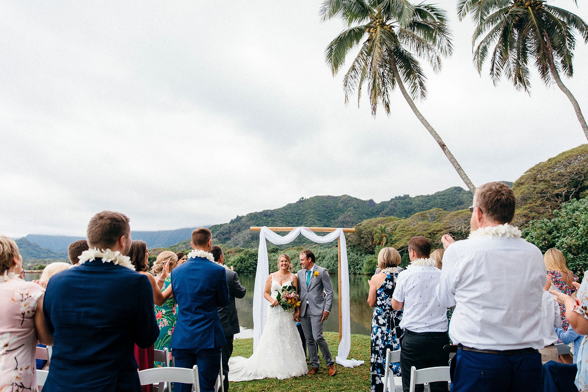  Dani & Mat Elope to Kualoa Ranch's Molii Gardens on Oahu's North Shore 