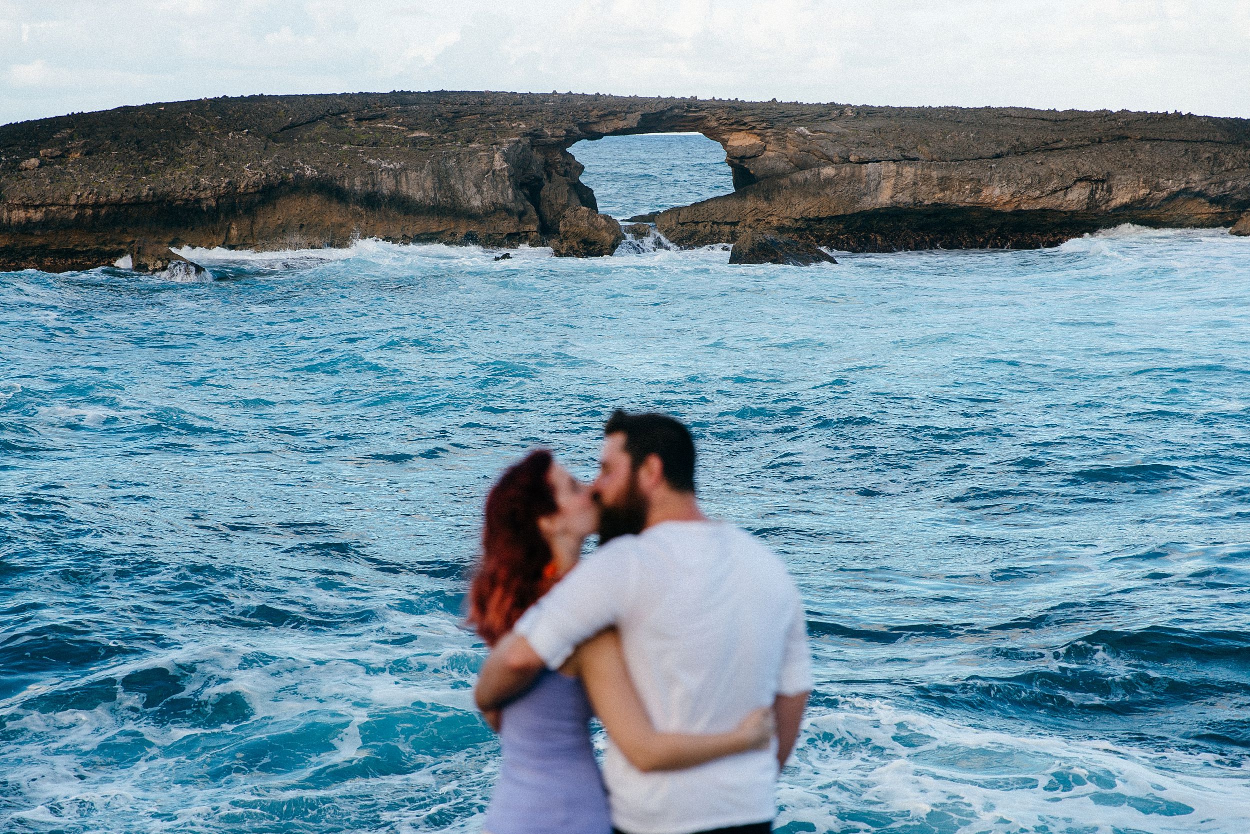 Mackenzie & Lex honeymoon in Hawaii - La'ie Point couple's session