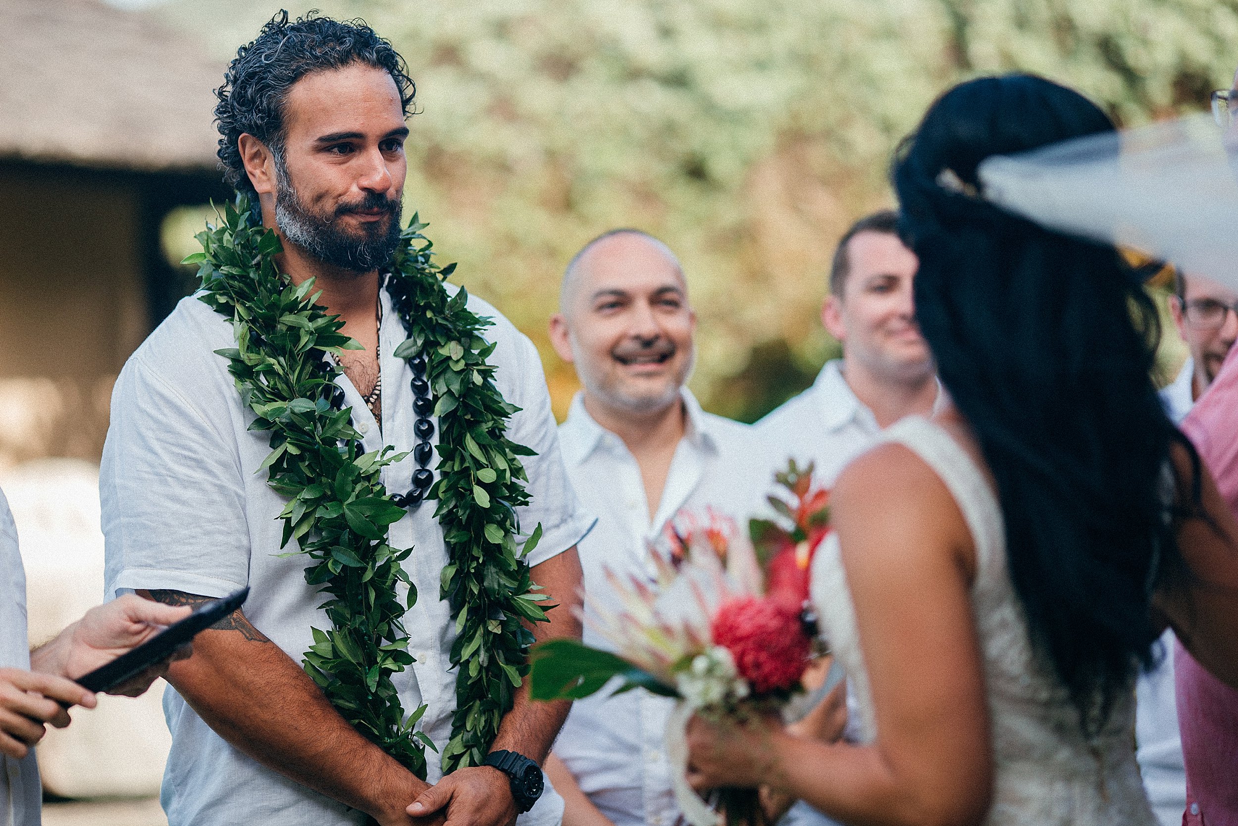  Victoria & Carlos - Backyard Oceanfront Wedding on Oahu's North Shore 