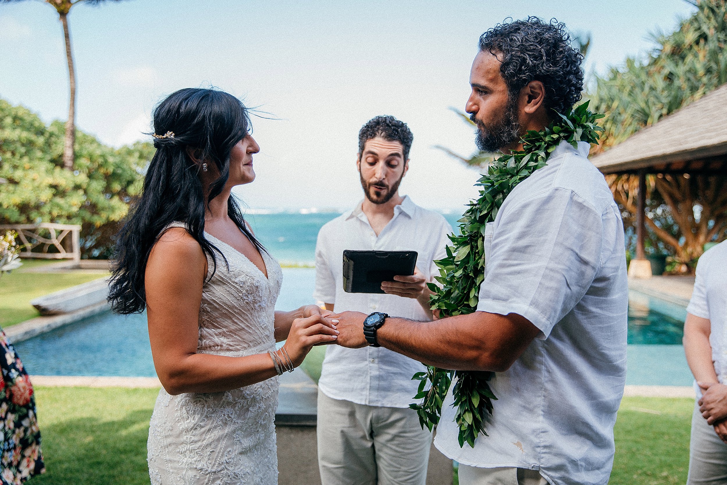  Victoria & Carlos - Backyard Oceanfront Wedding on Oahu's North Shore 