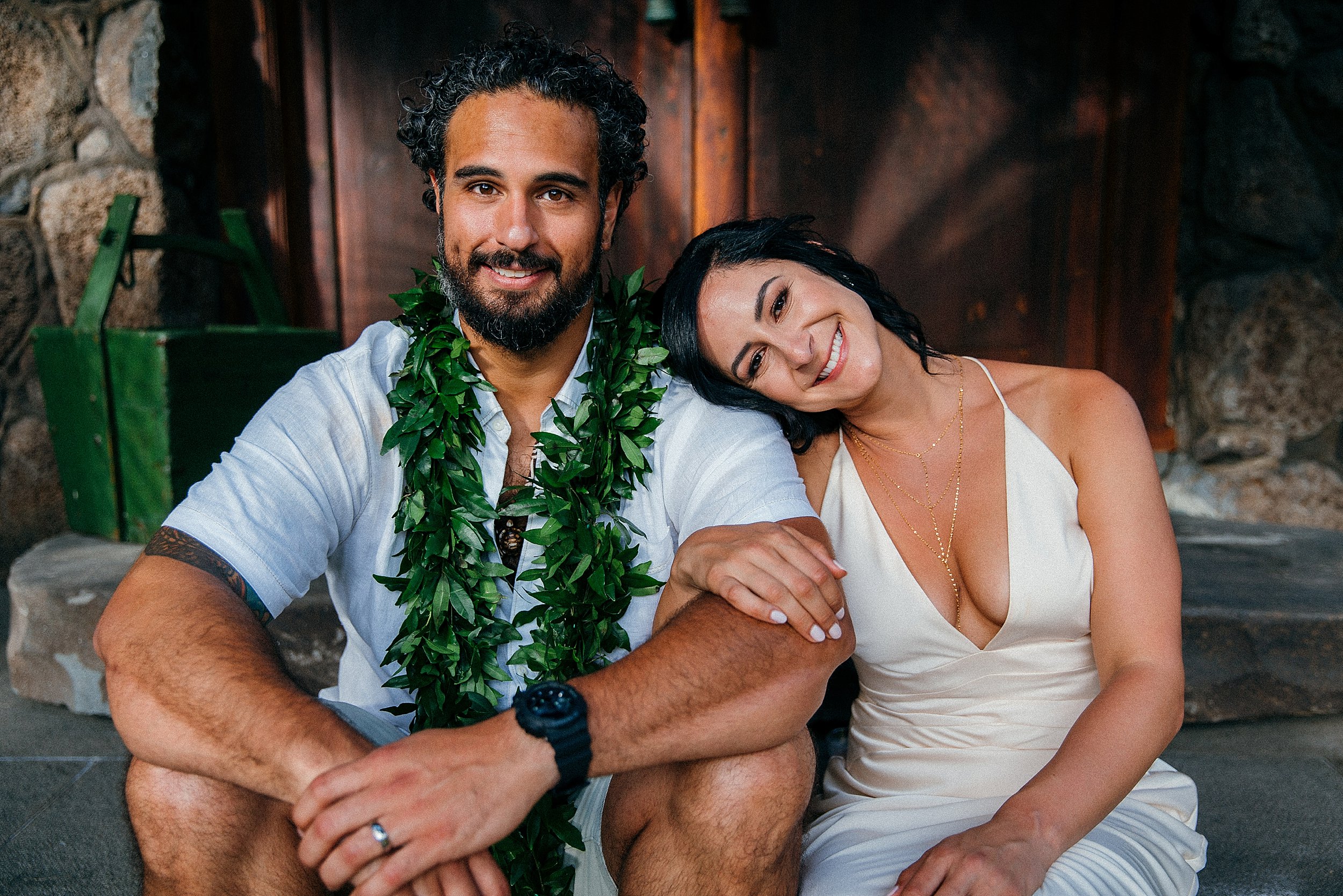  Victoria & Carlos - Joyous Backyard Oceanfront Wedding on North Shore Oahu 