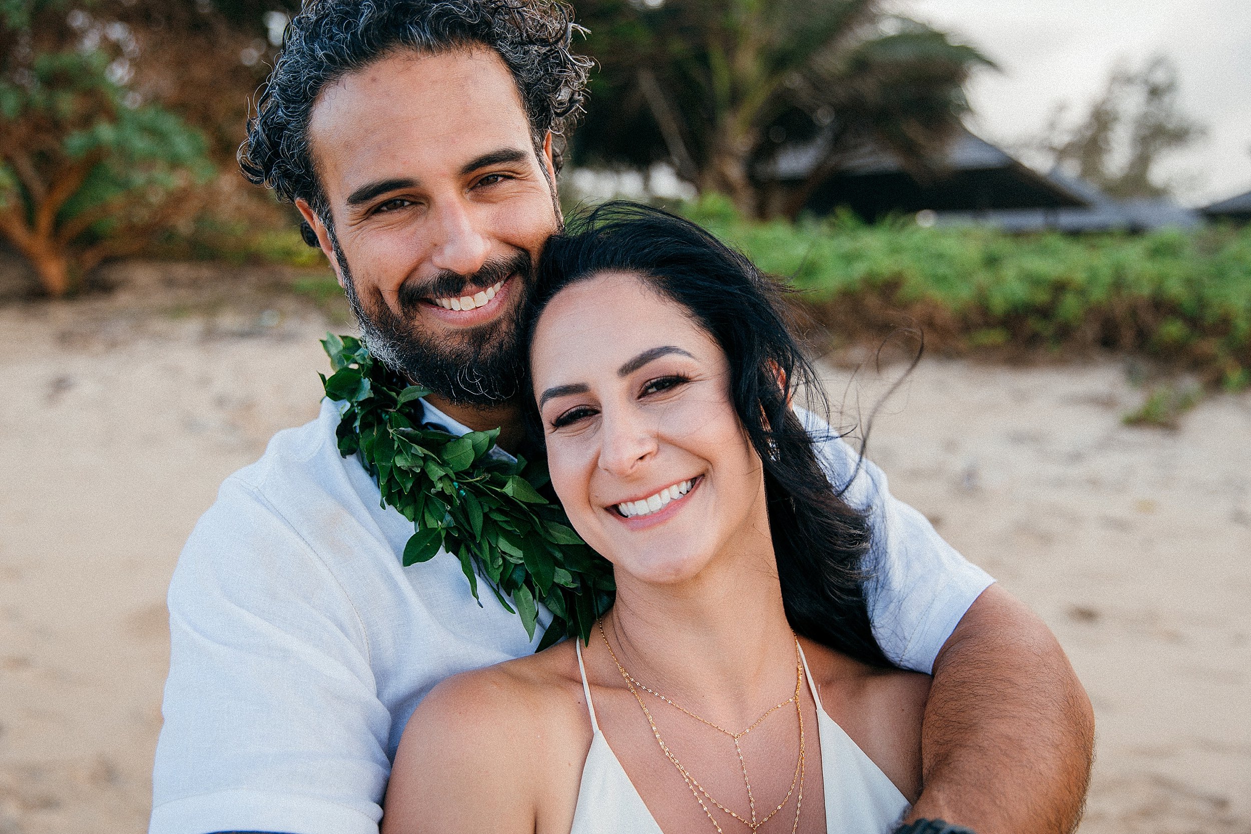  Victoria & Carlos - Backyard Oceanfront Wedding on Oahu's North Shore 