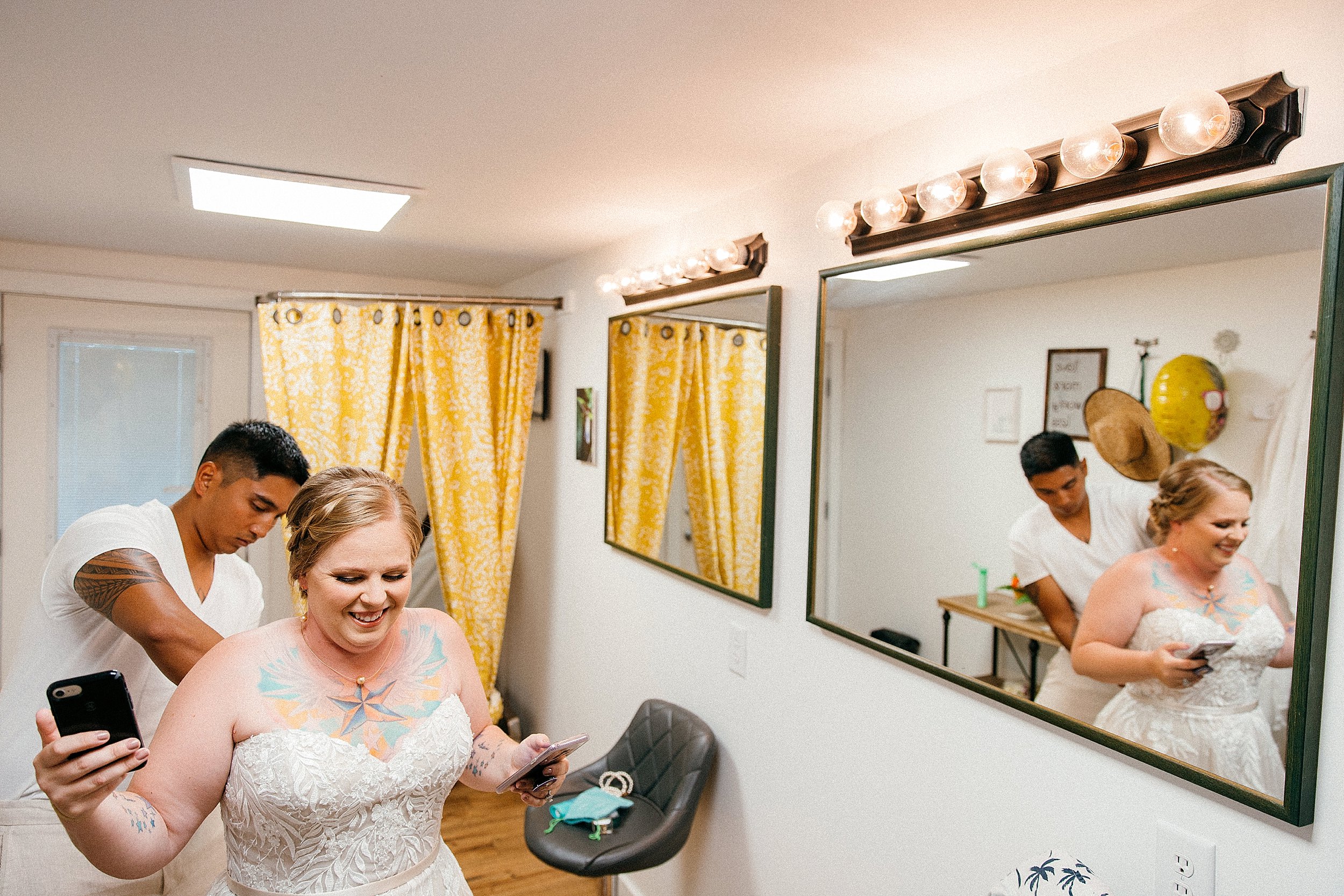  Small and Simple Vow Renewal Elopement at Kualoa Ranch's Secret Island 