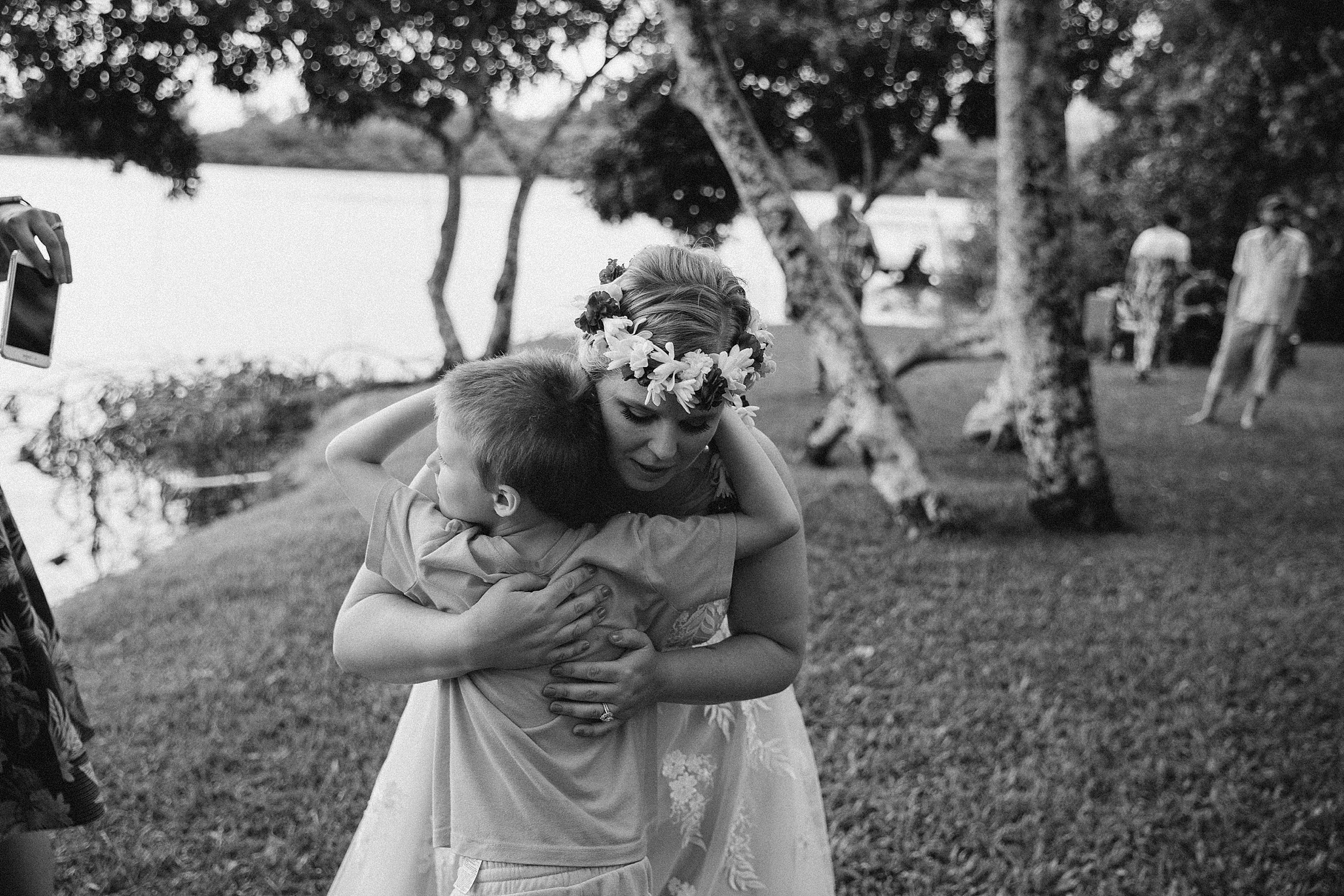  Small and Simple Vow Renewal Elopement at Kualoa Ranch's Secret Island 