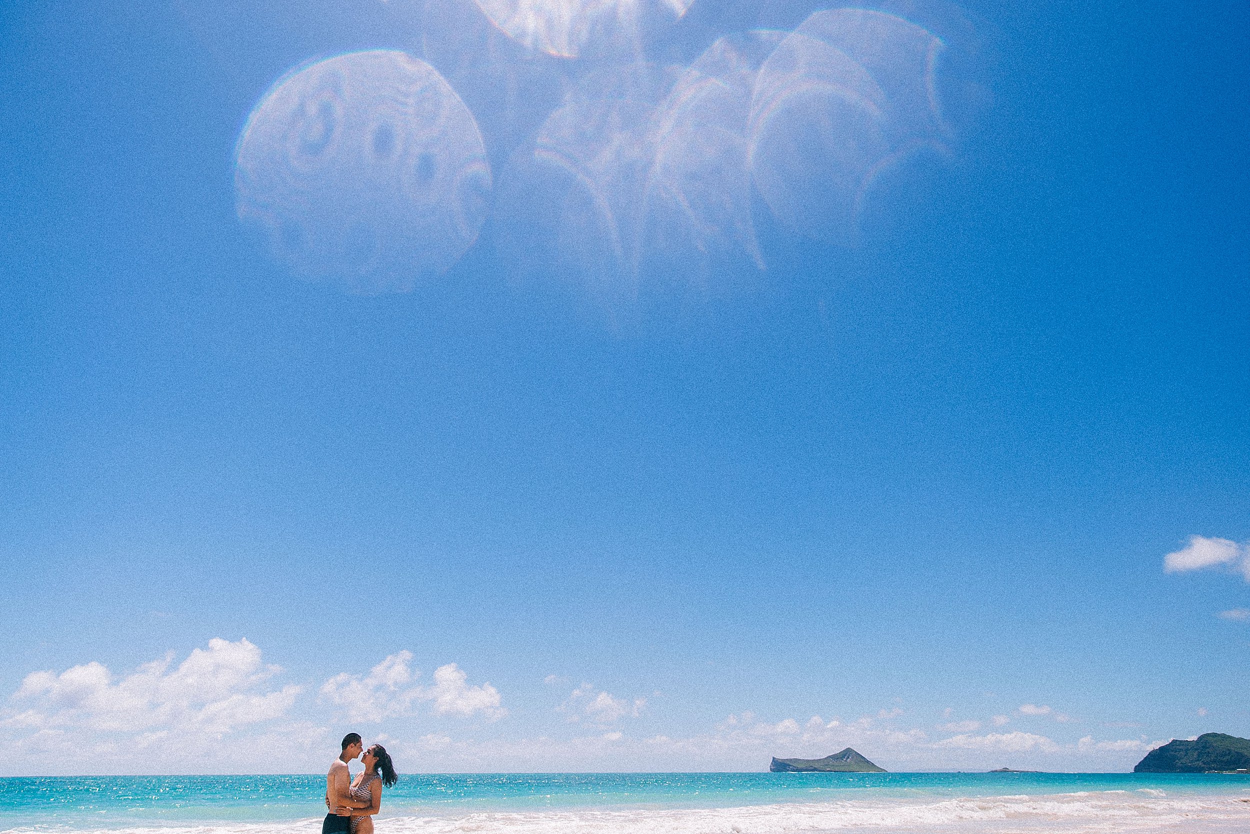  Fun and Playful Mountain Proposal in Waimanalo, Hawaii 