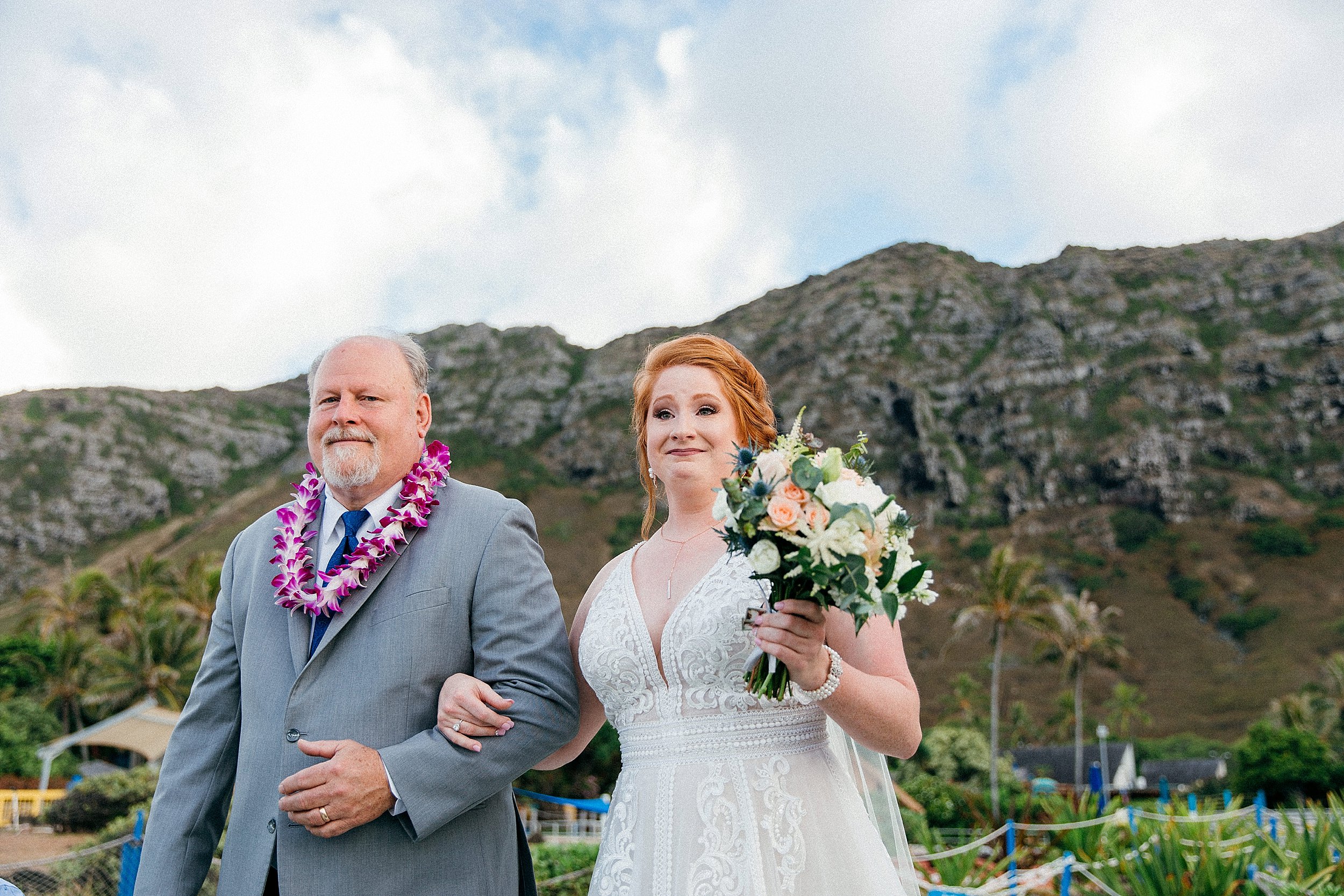  Hawaii Wedding at Sea Life Park and Makapuu Lookout 