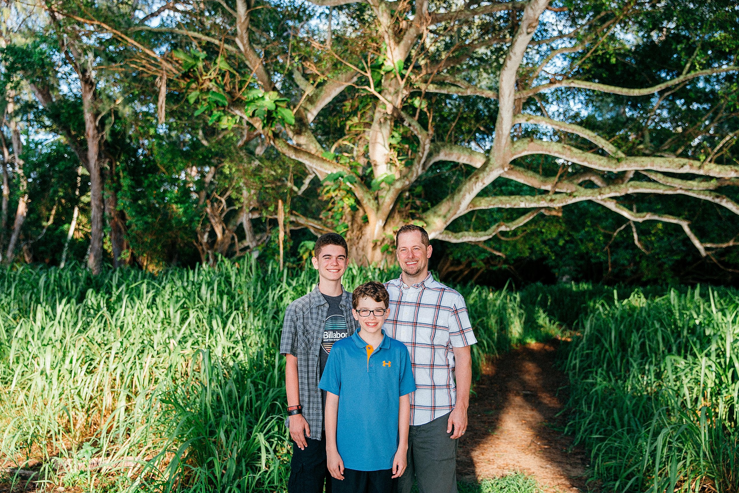  Family Session at Kawela Bay Banyan Tree near Turtle Bay Resort 