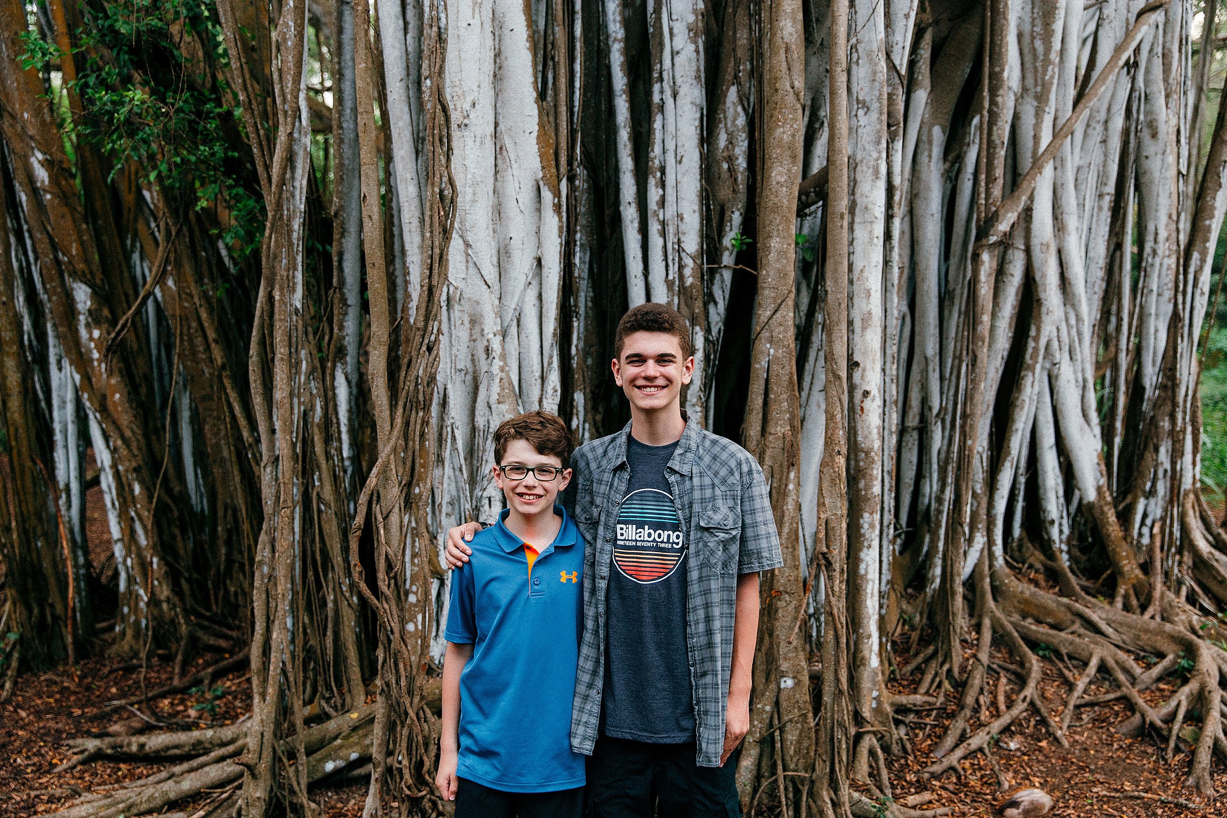  Family Session at Kawela Bay Banyan Tree near Turtle Bay Resort 