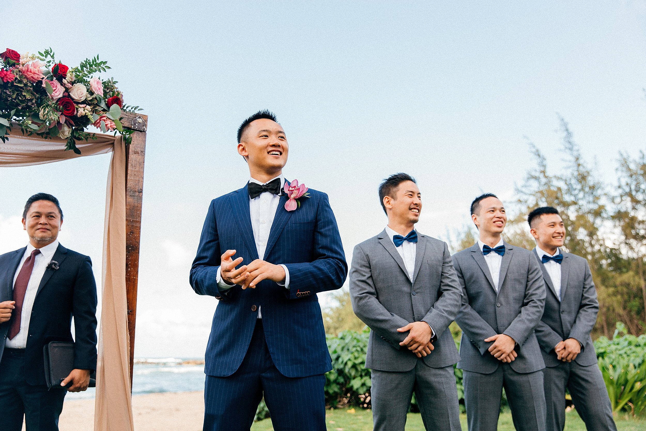  Loulu Palm Estate Oceanfront and Beach Chinese Wedding in Hawaii 