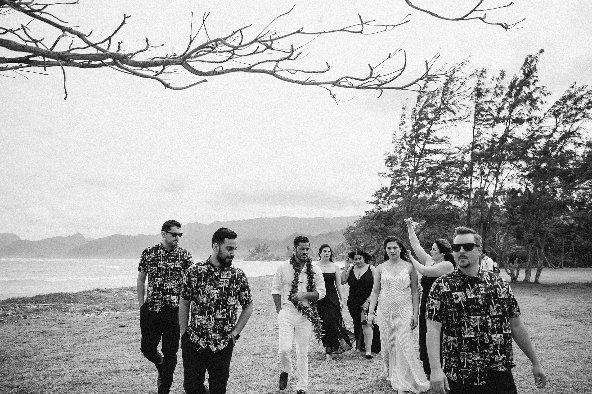  Small Backyard Wedding in the Country of North Shore, Hawaii 